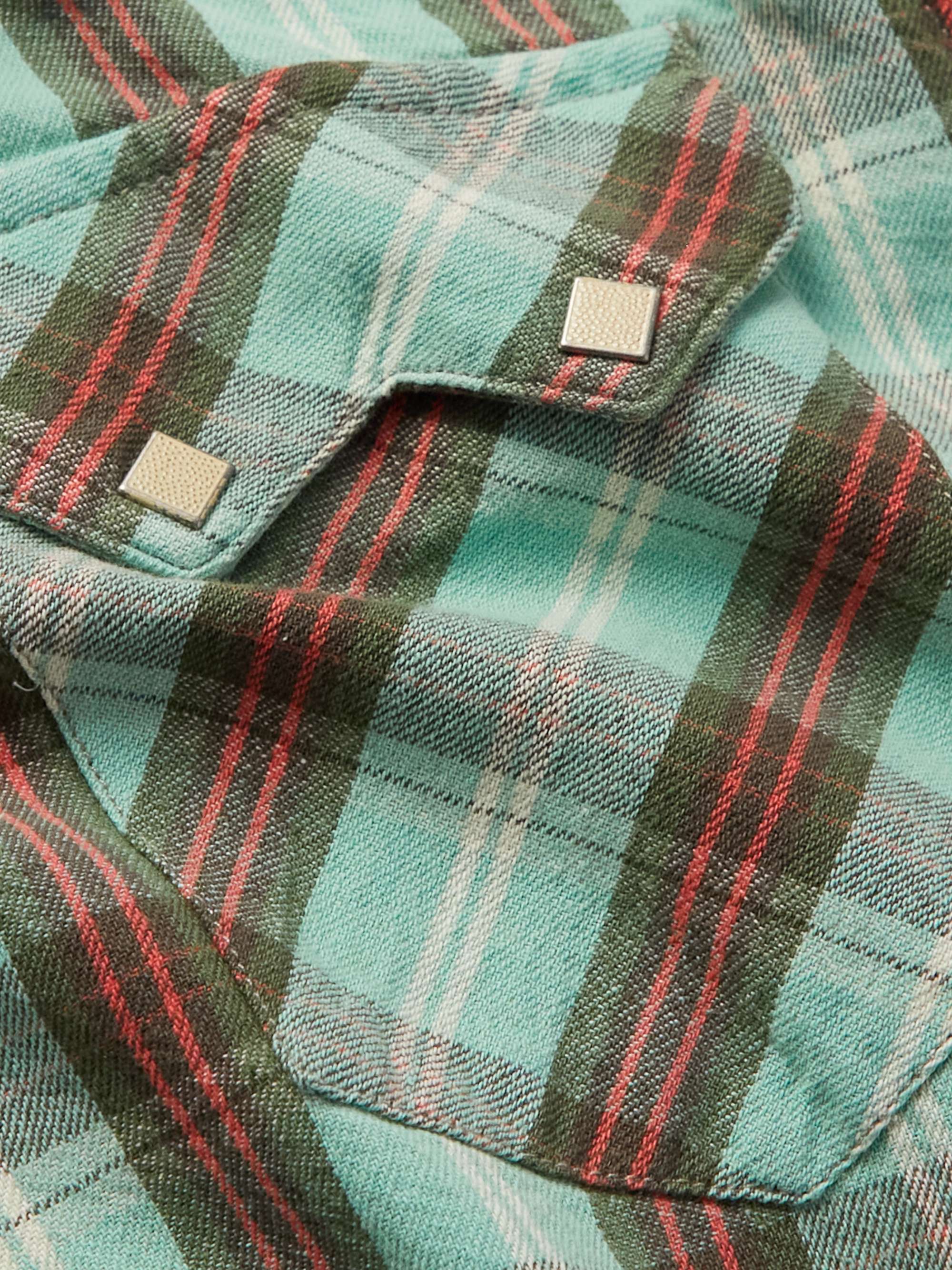 RRL Checked Cotton Shirt