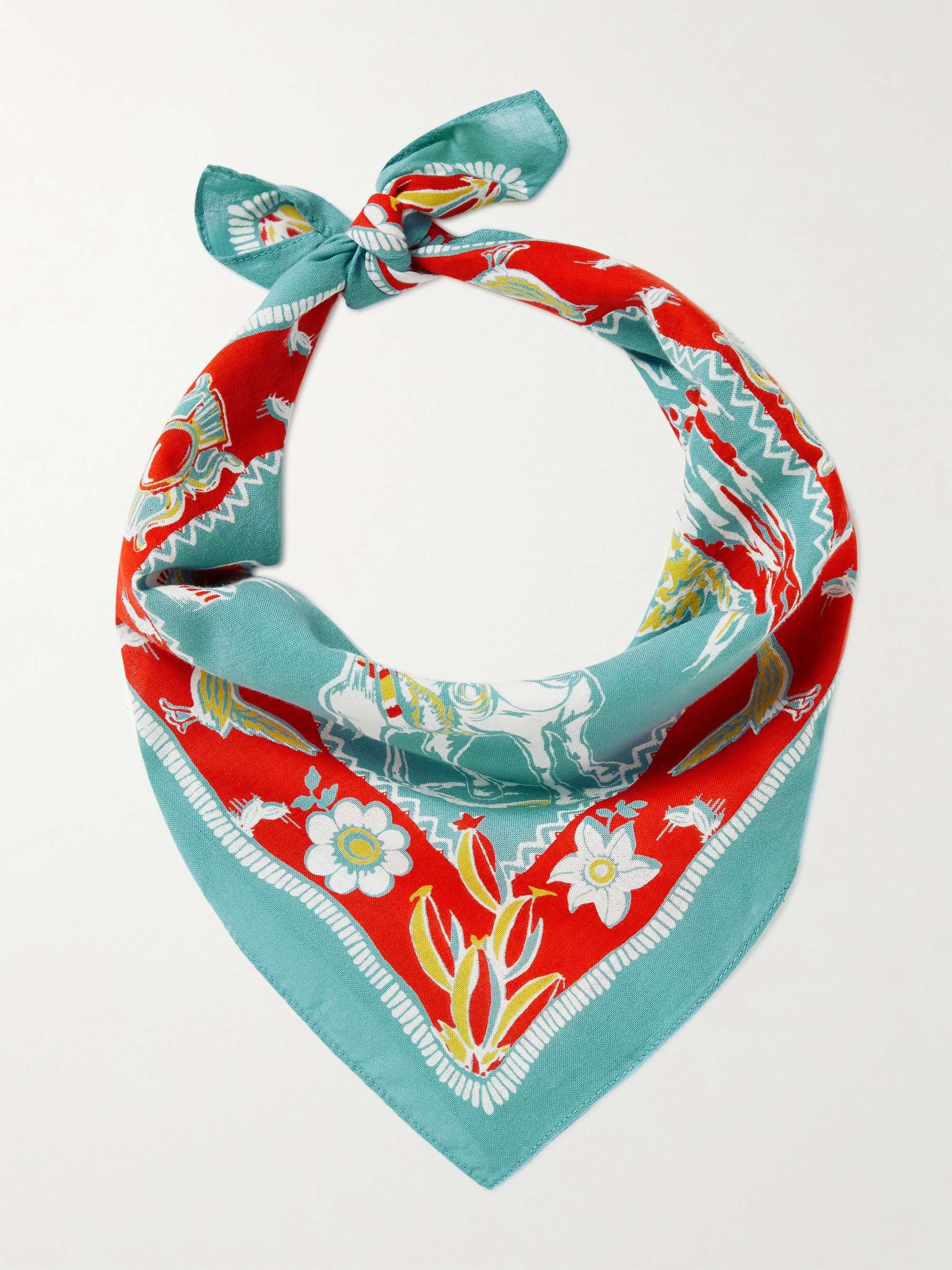 RRL Printed Cotton-Voile Bandana