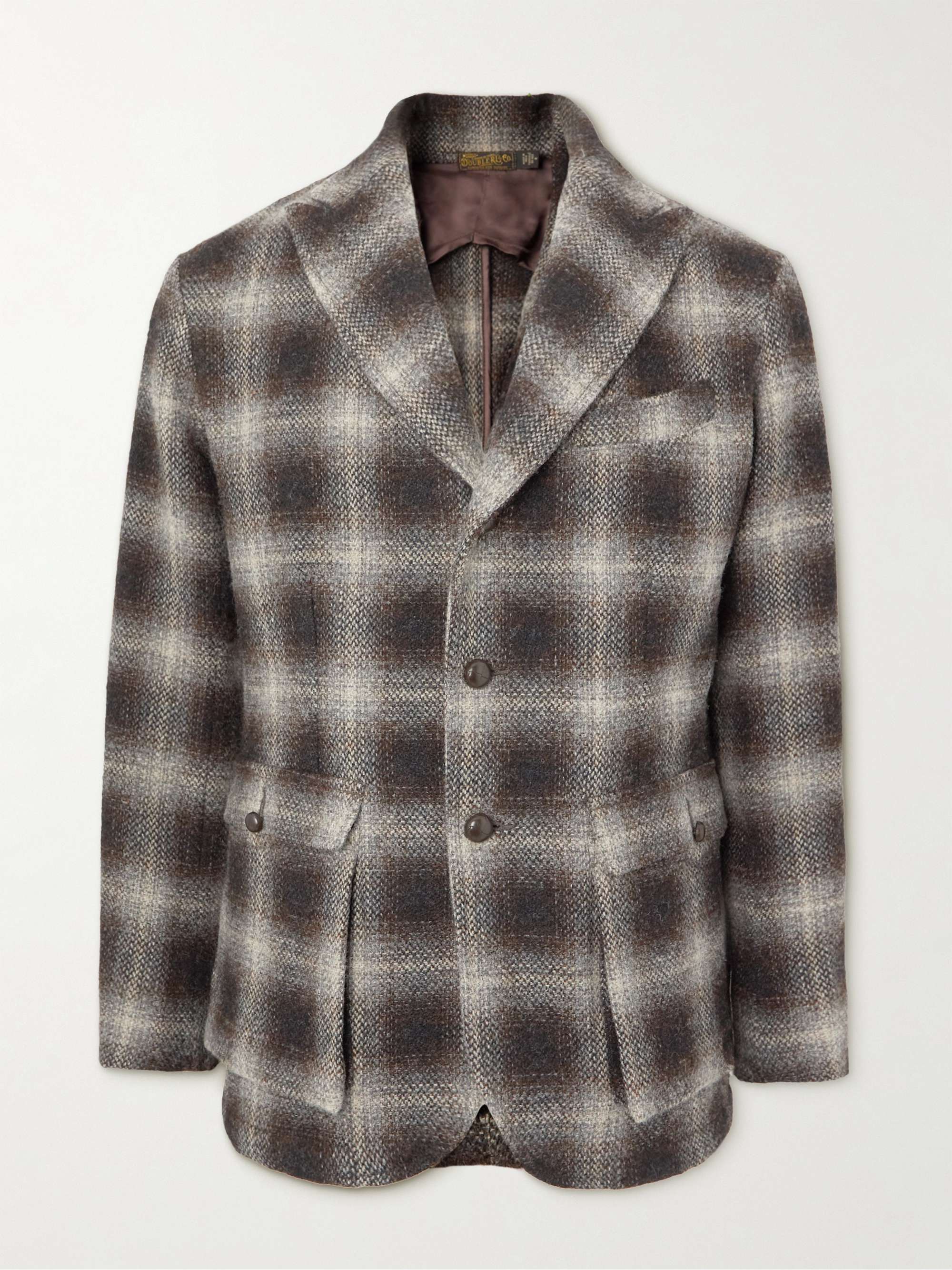 RRL Bideford Checked Wool Coat