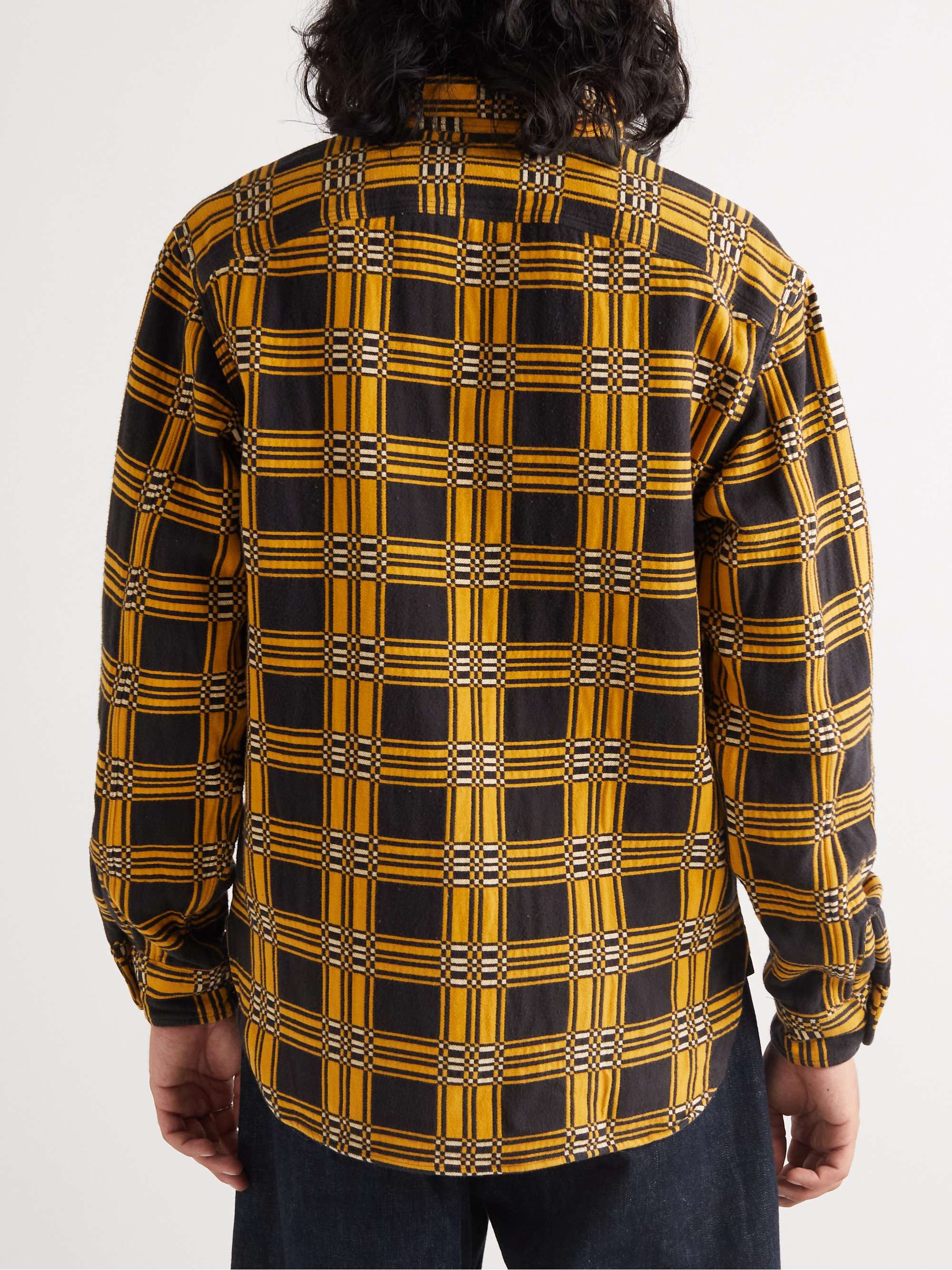 RRL Checked Cotton-Flannel Shirt