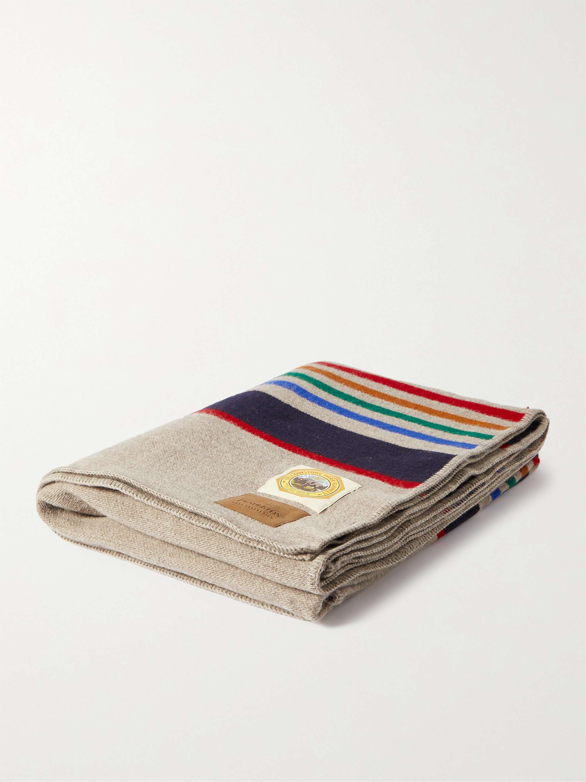 PENDLETON Yellowstone National Park Striped Wool and Cotton-Blend Throw