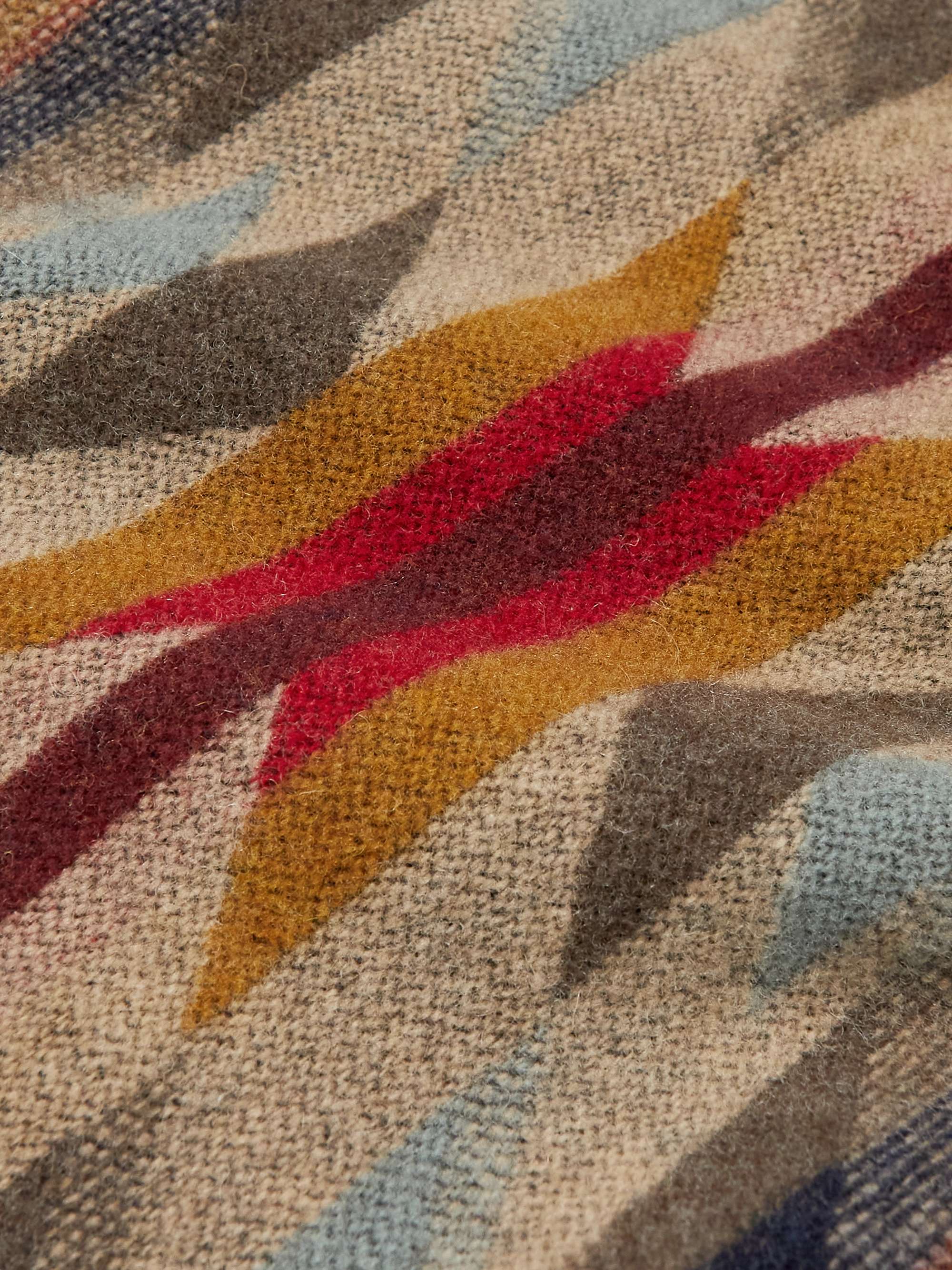 PENDLETON وشاح من الصوف بحبكة الجاكار
