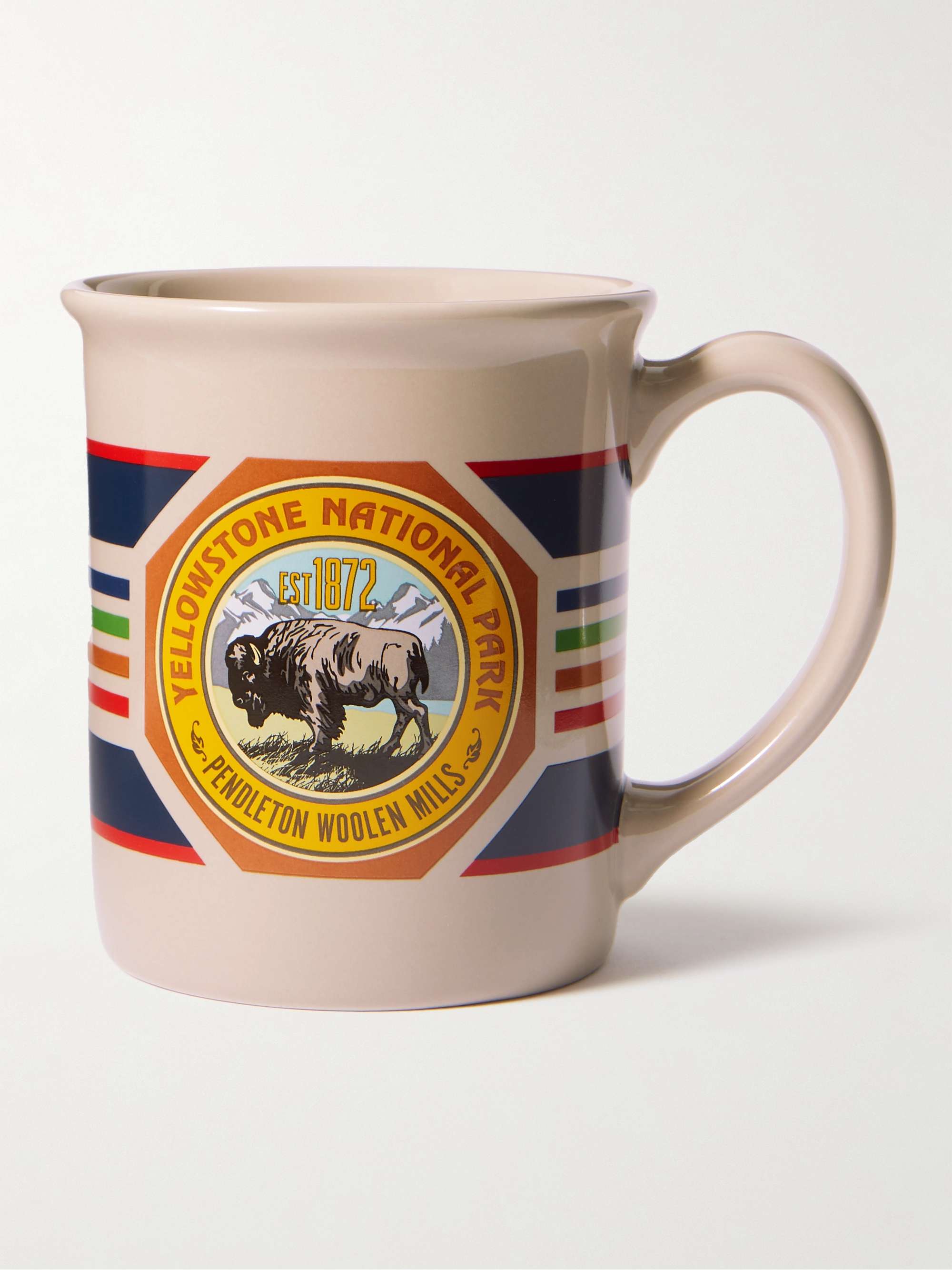 PENDLETON Yellowstone National Park Printed Ceramic Mug for Men