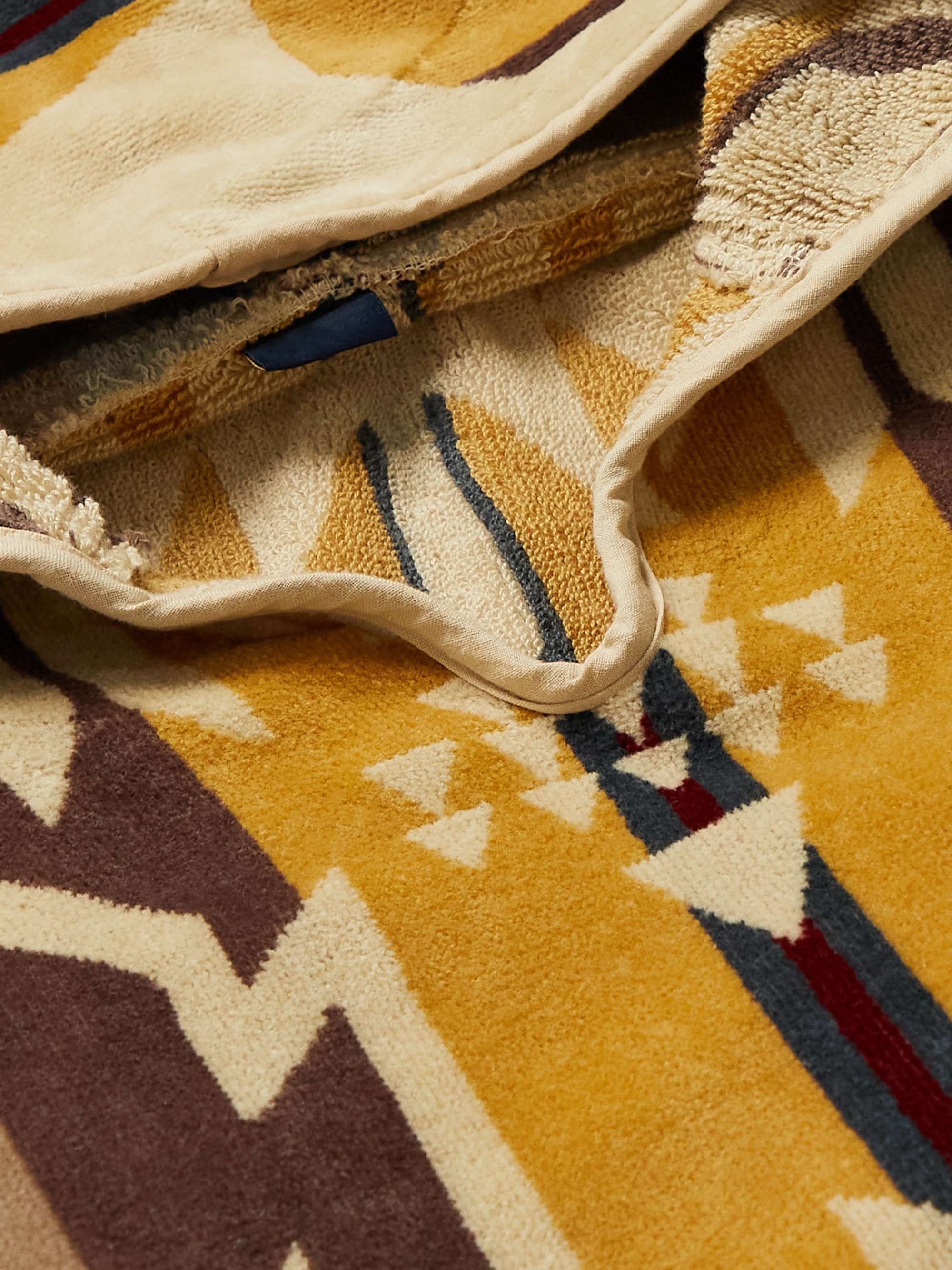 PENDLETON Cotton-Terry Jacquard Hooded Towel
