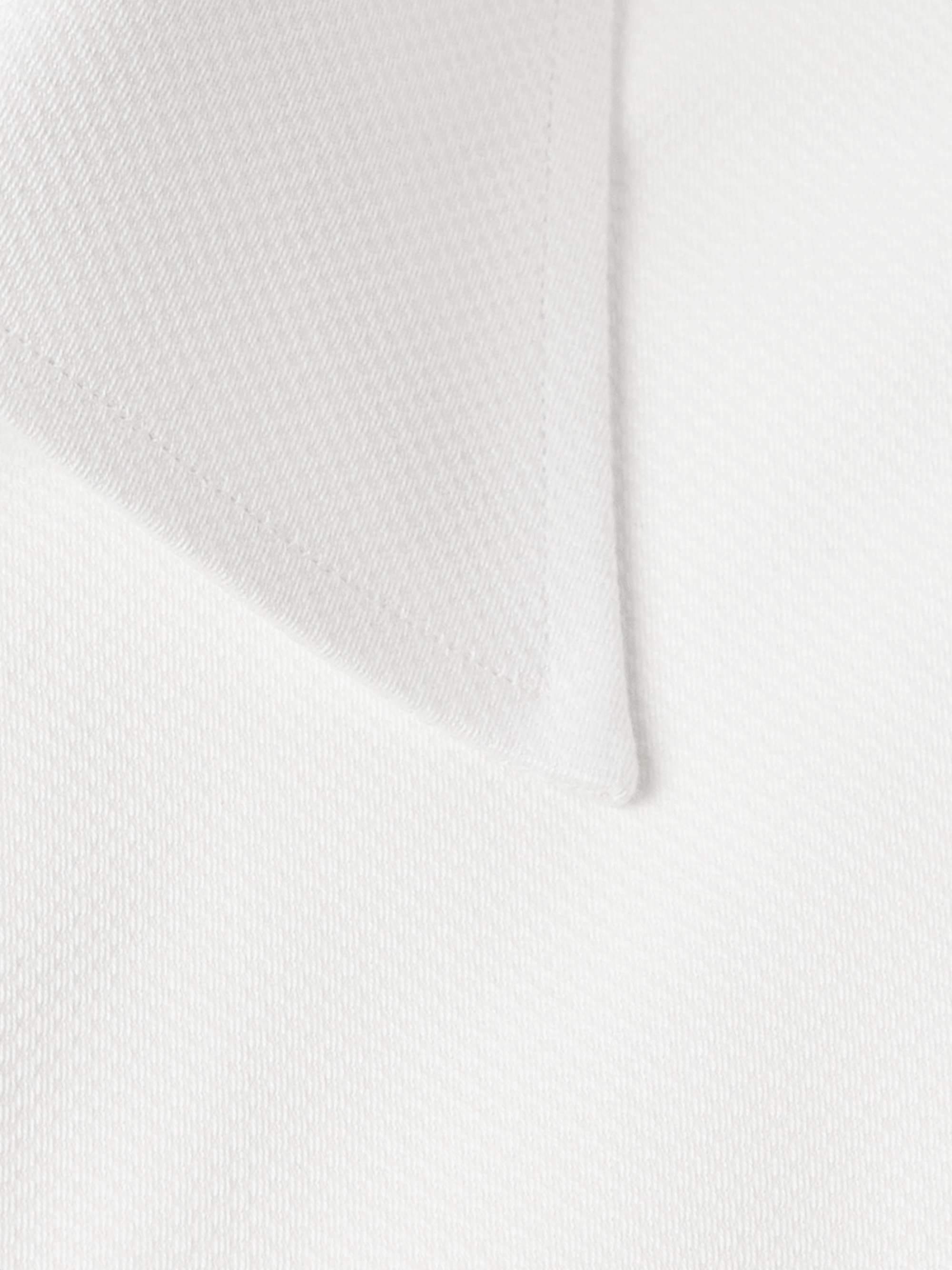 TOM FORD Double-Cuff Cotton-Piqué Tuxedo Shirt