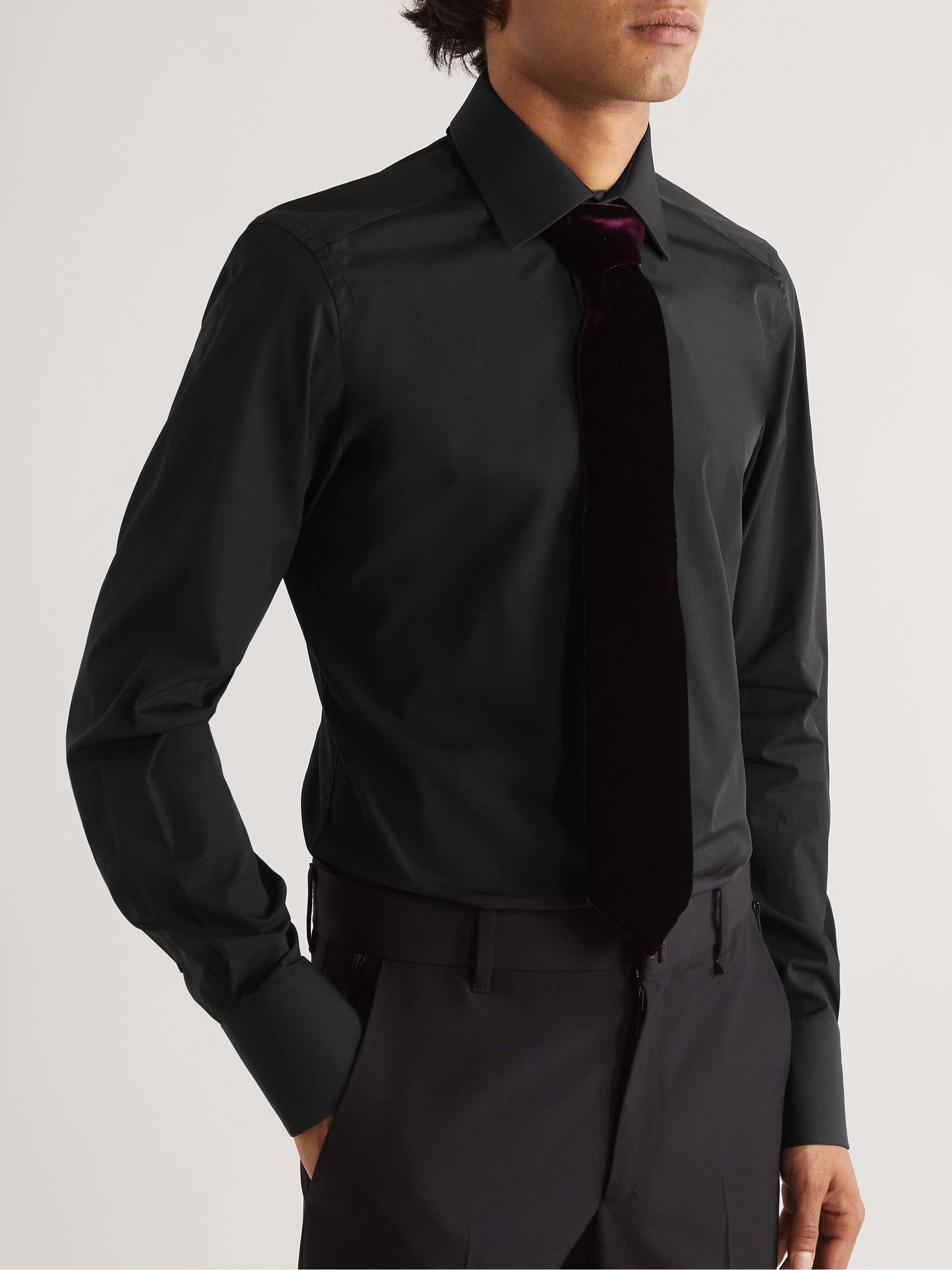 TOM FORD Slim-Fit Cotton-Poplin Shirt