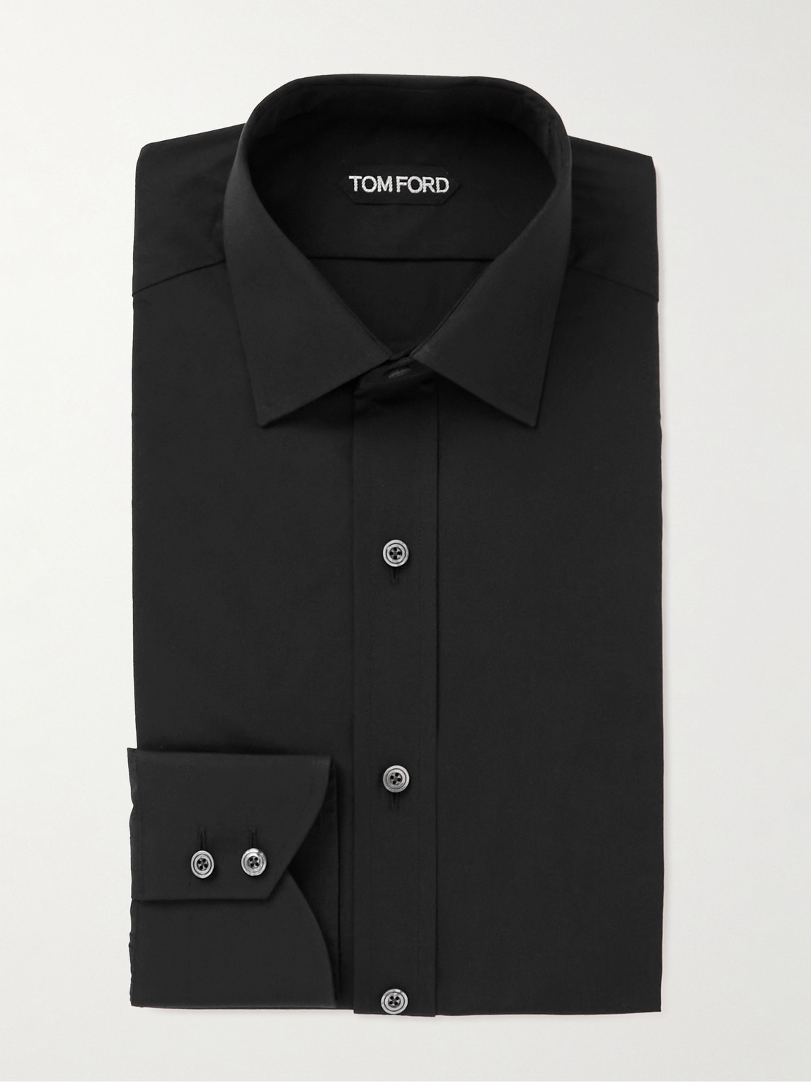 Tom Ford Slim-Fit Cotton-Poplin Shirt - Men