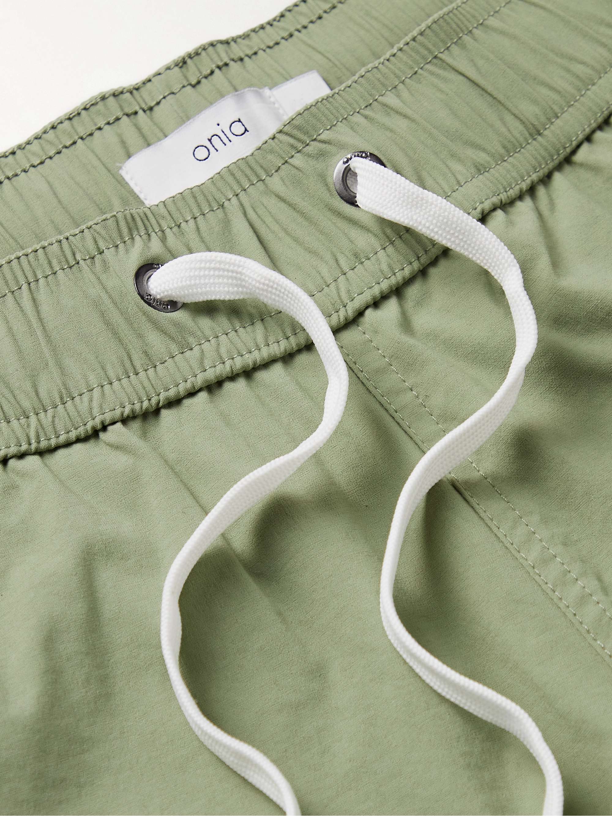 ONIA Charles Straight-Leg Mid-Length Swim Shorts