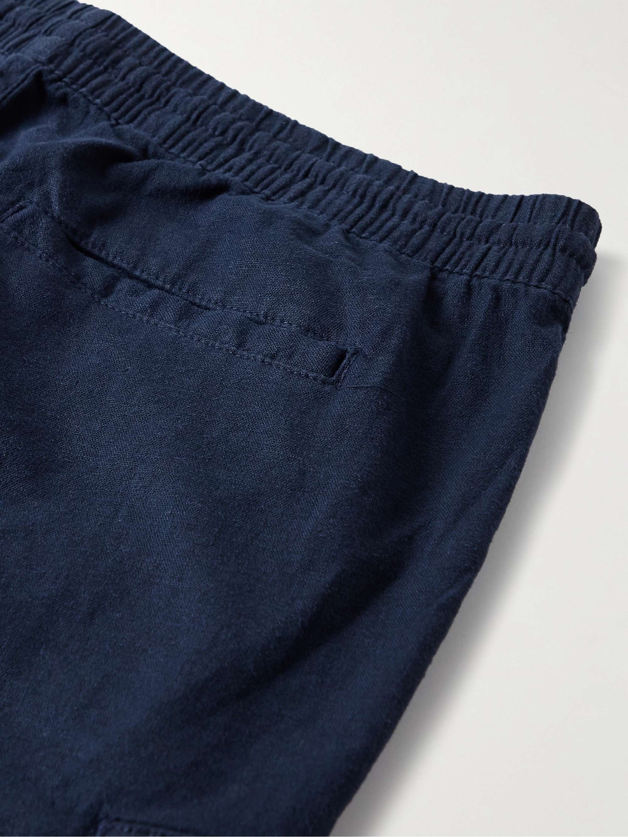 ONIA Straight-Leg Linen-Blend Cargo Shorts