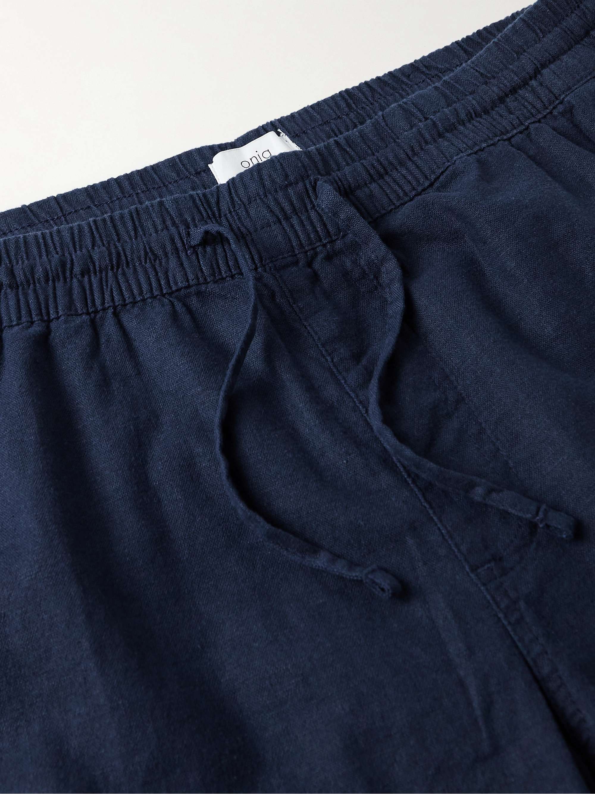 ONIA Straight-Leg Linen-Blend Cargo Shorts