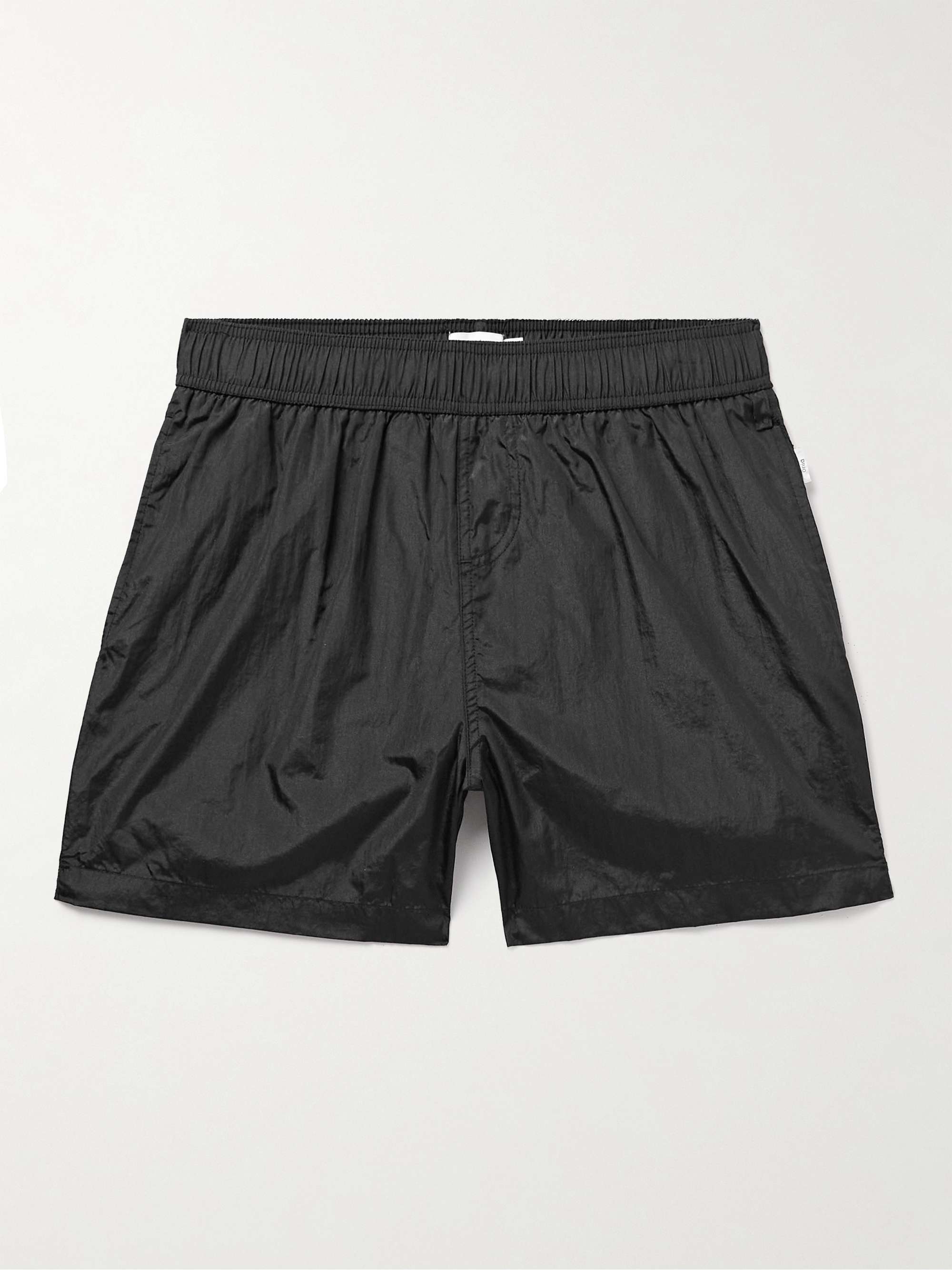 ONIA Slim-Fit Mid-Length Crinkled-Nylon Swim Shorts for Men | MR PORTER