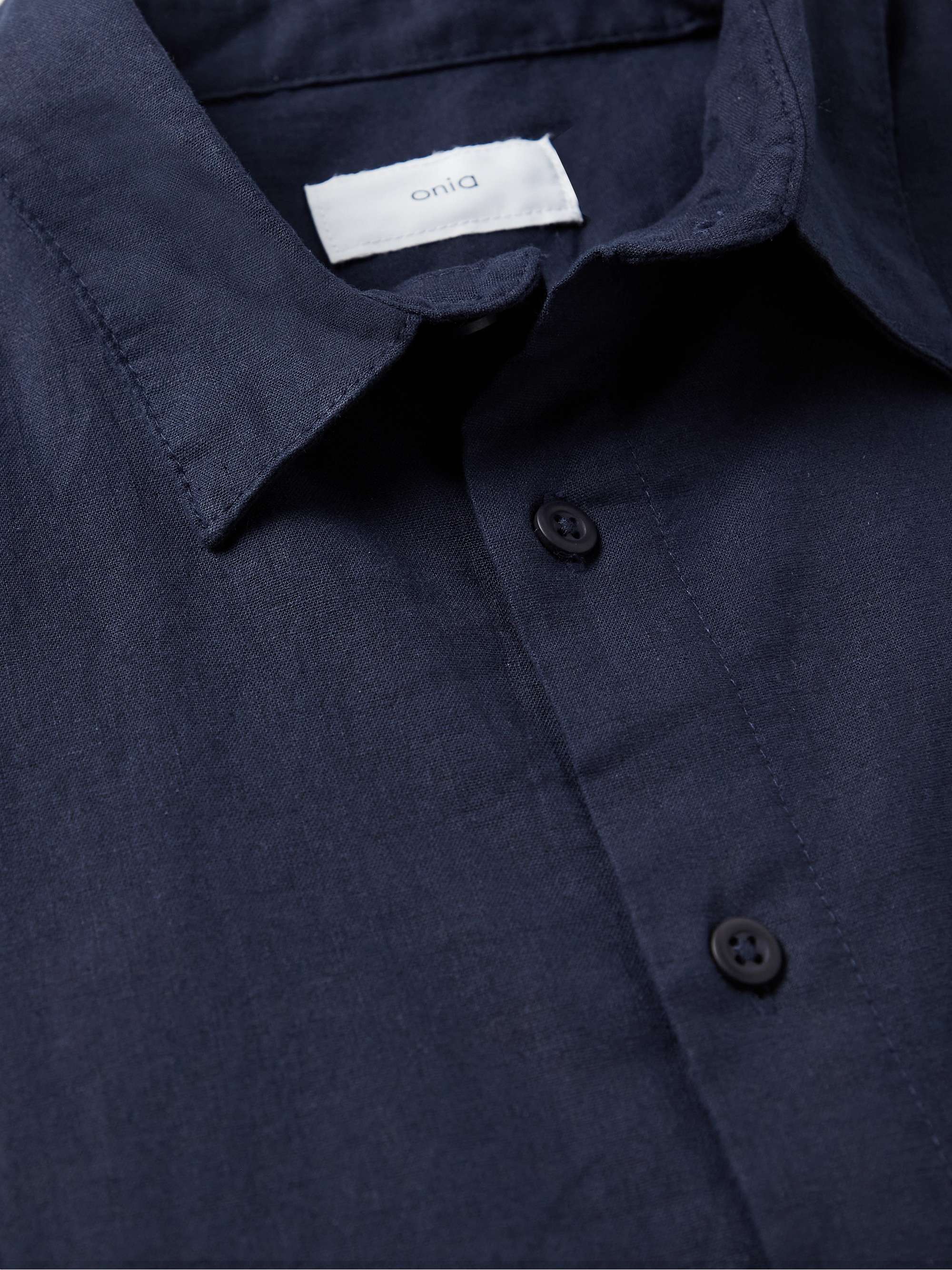 ONIA Stretch Linen-Blend Shirt