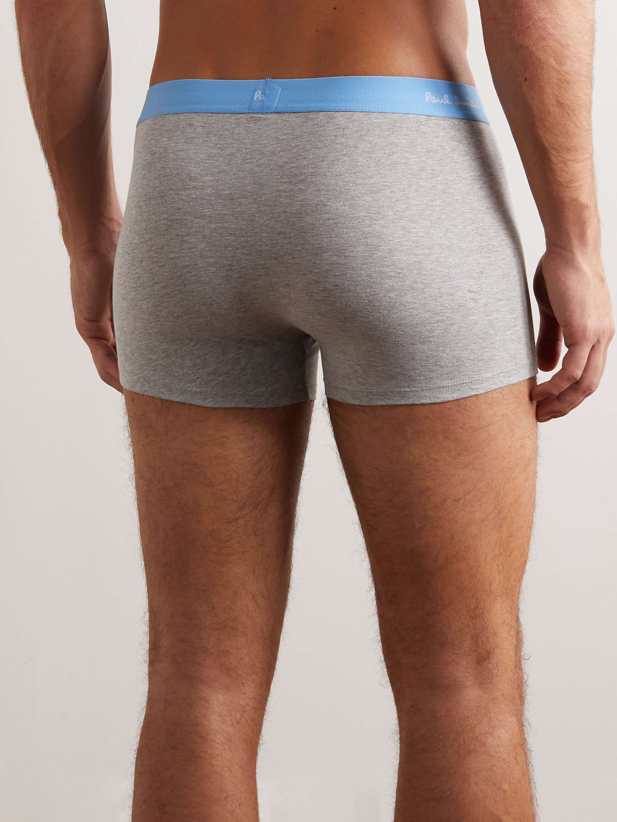 PAUL SMITH Three-Pack Stretch-Cotton Jersey Boxer Briefs