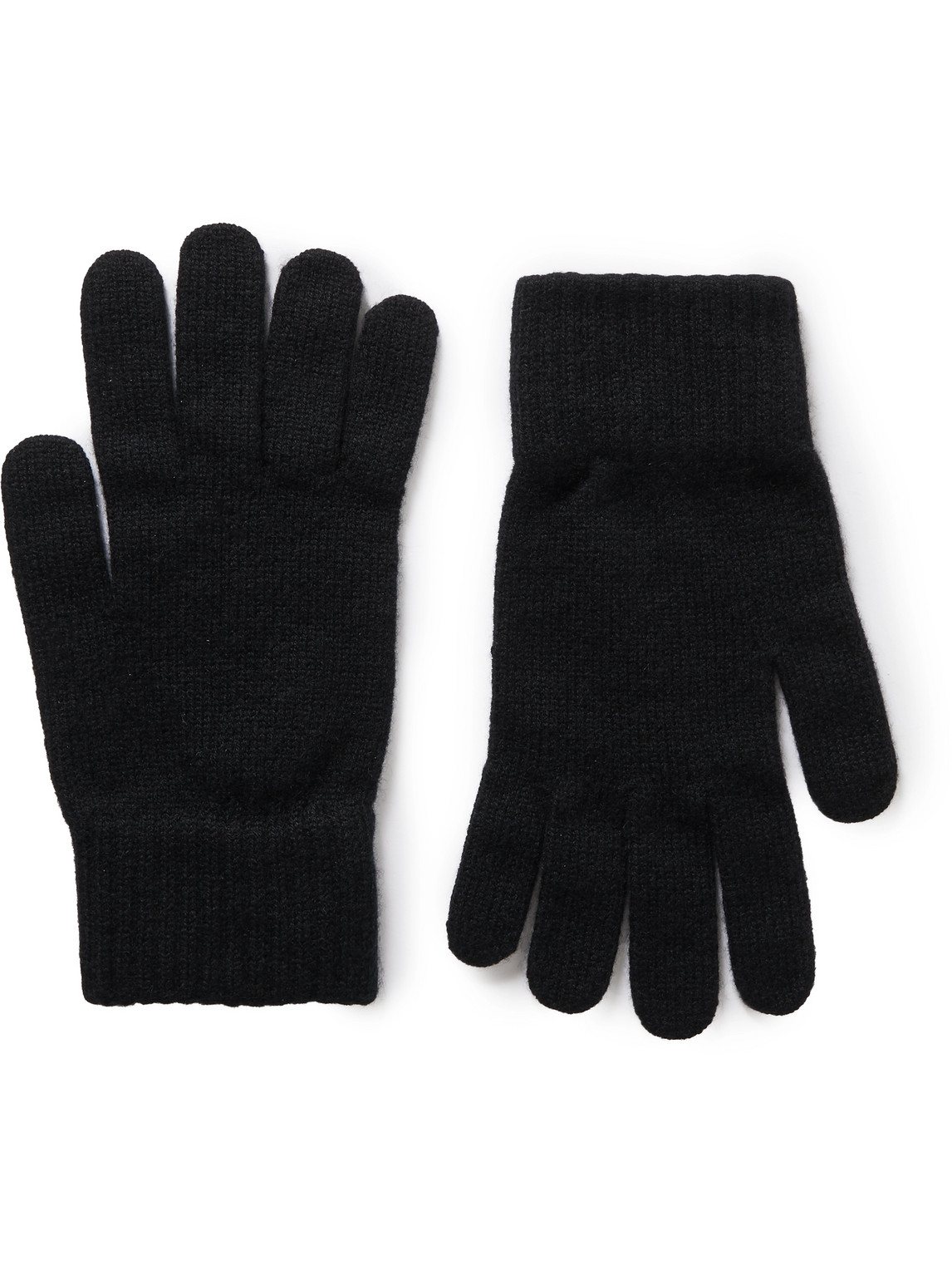 William Lockie Cashmere Gloves In Black