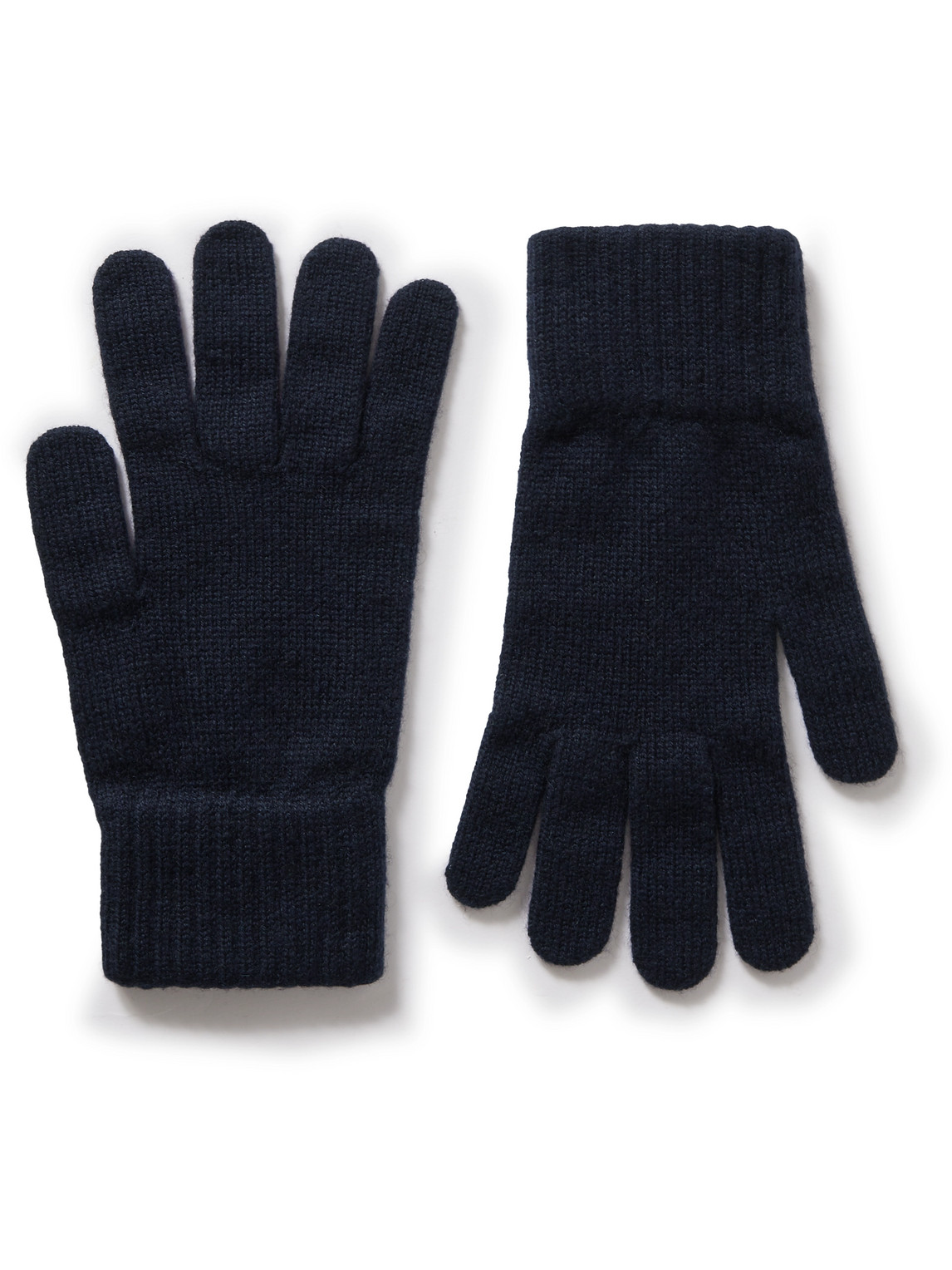 William Lockie Cashmere Gloves In Blue