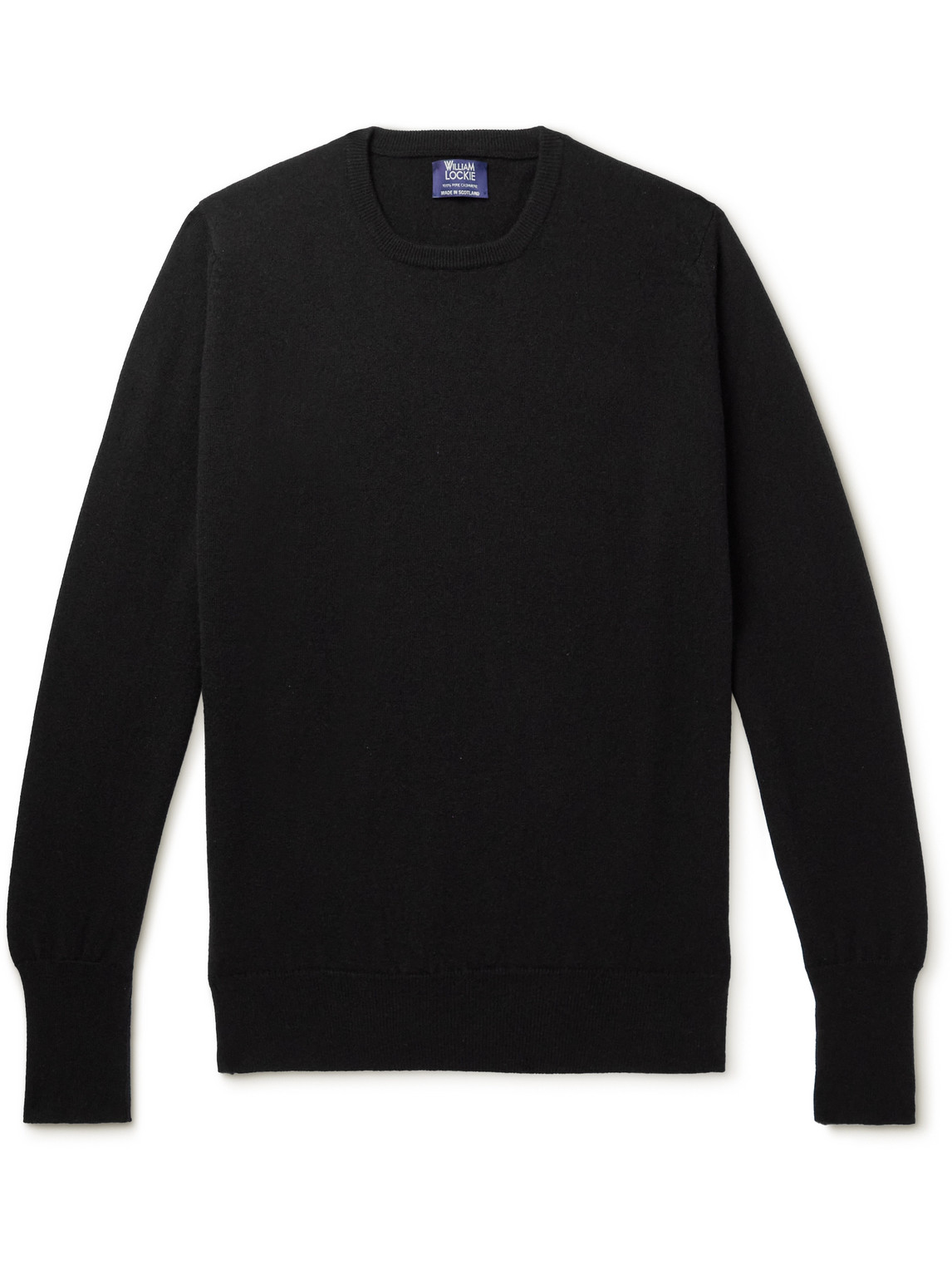 William Lockie Oxton Cashmere Sweater In Black