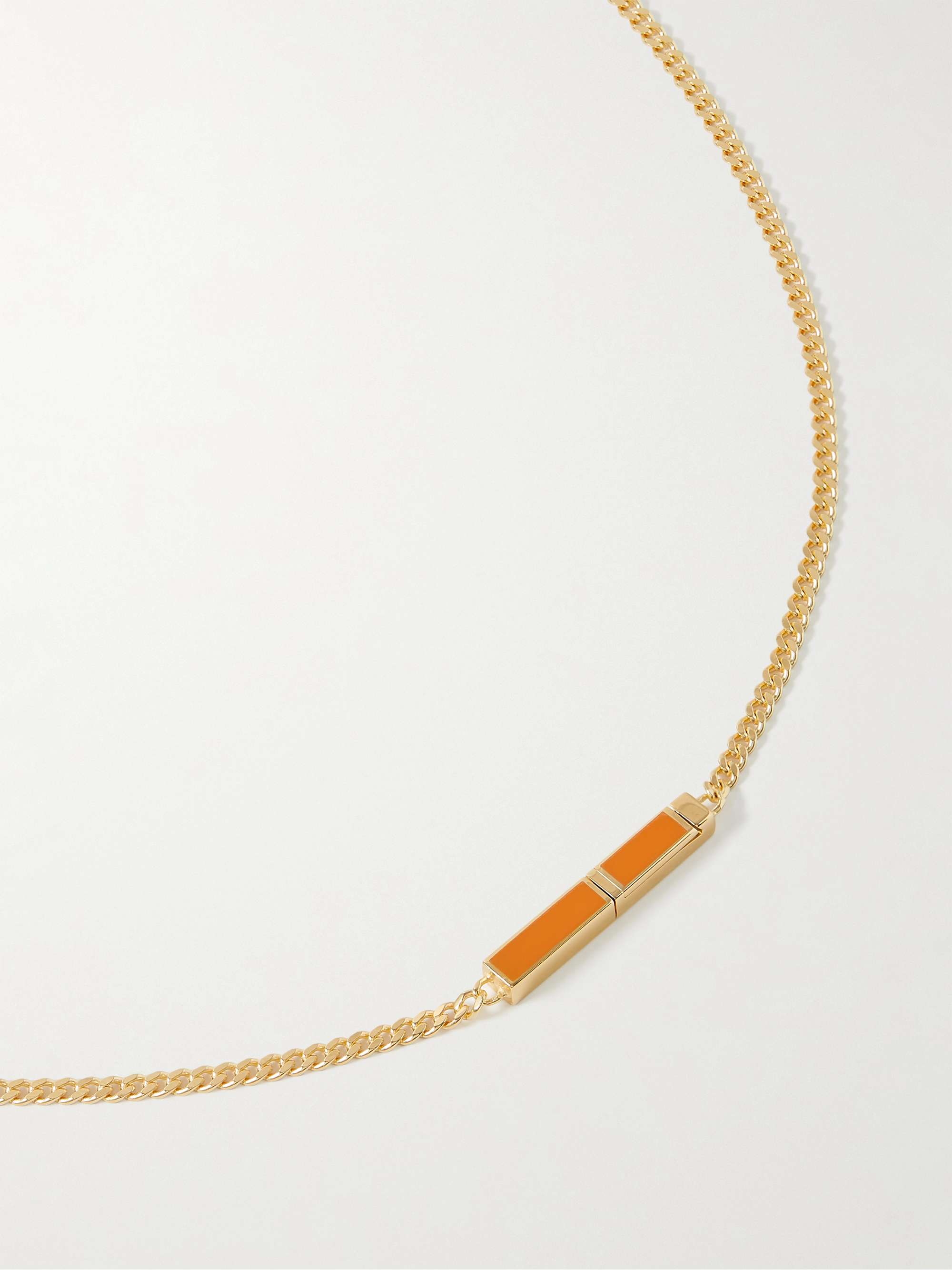 Script Initial on White Enamel Pendant Necklace from RIVA New York