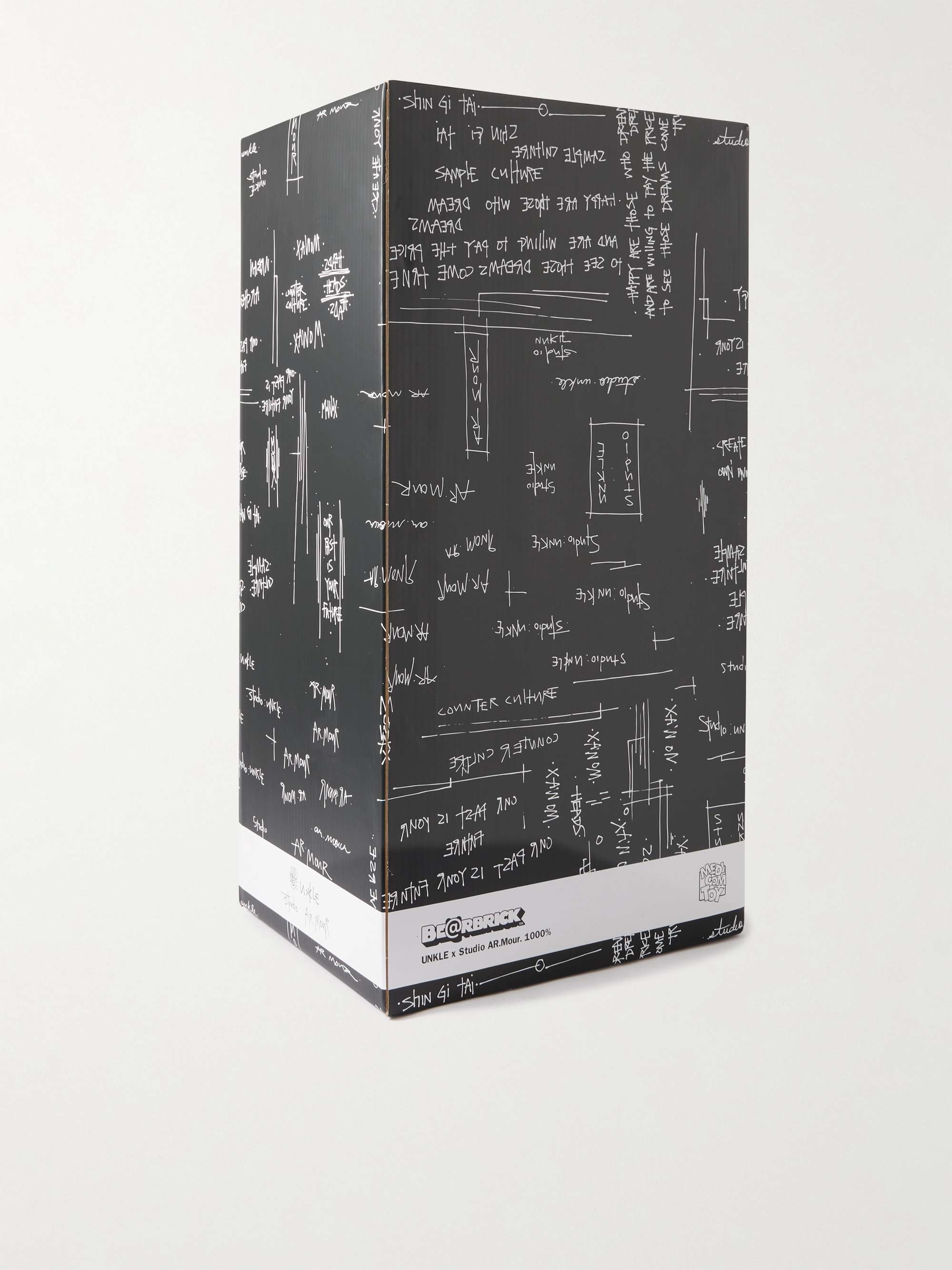 BE@RBRICK + UNKLE + Studio Ar.Mour. 1000% Printed PVC Figurine