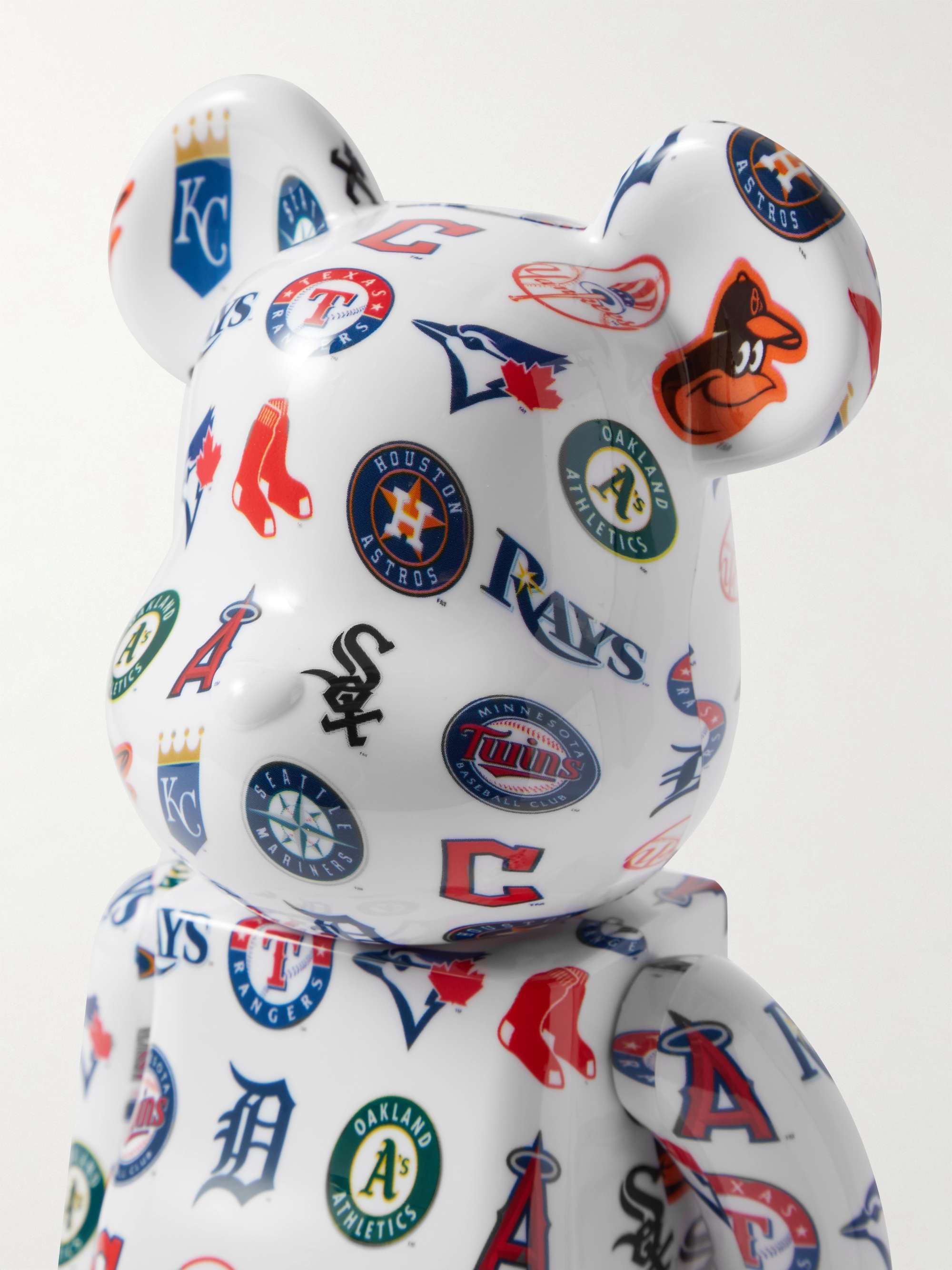 BE@RBRICK + MLB American League 100% + 400% Printed PVC Figurine Set