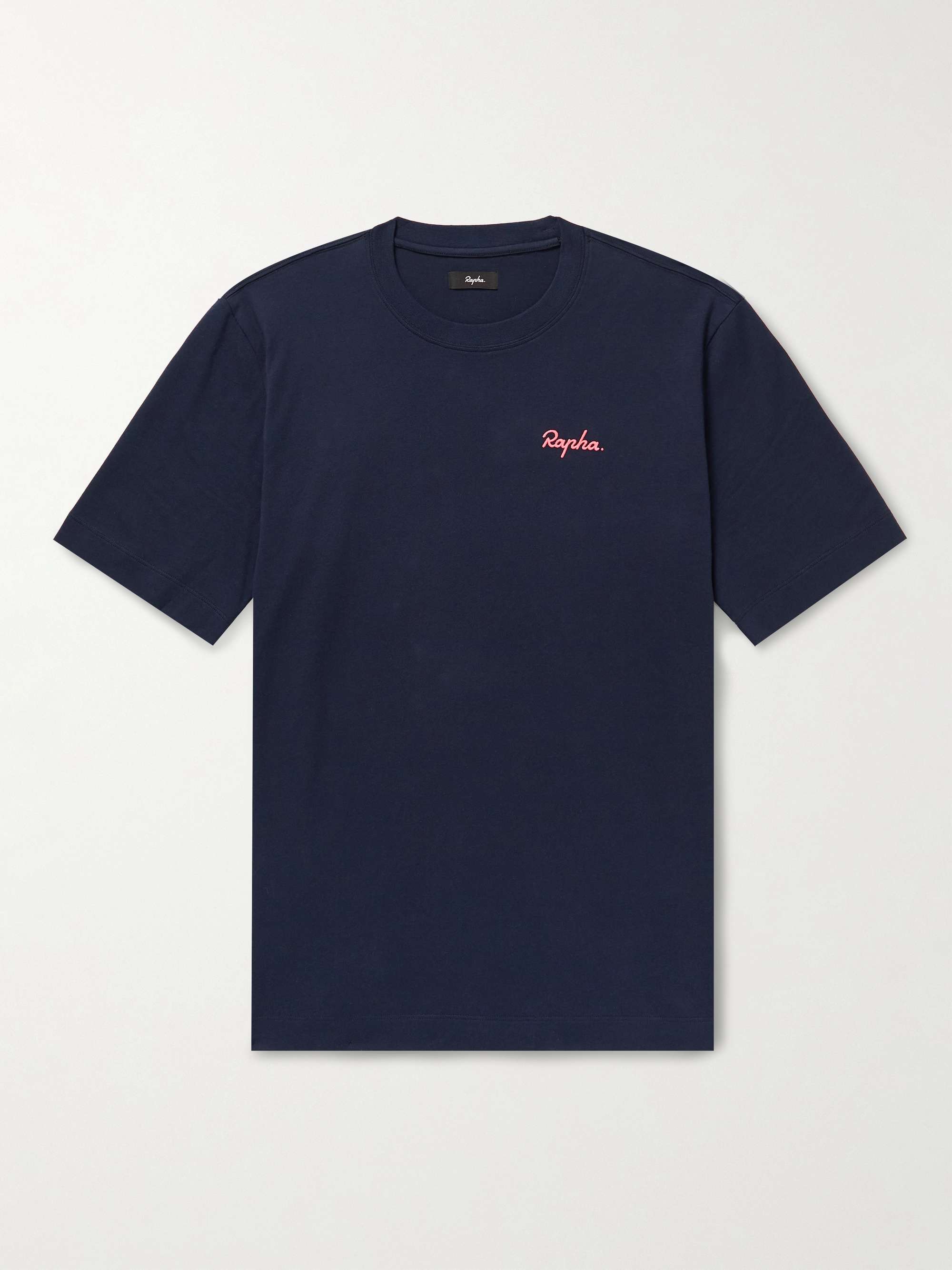 RAPHA Logo-Embroidered Cotton-Jersey T-Shirt