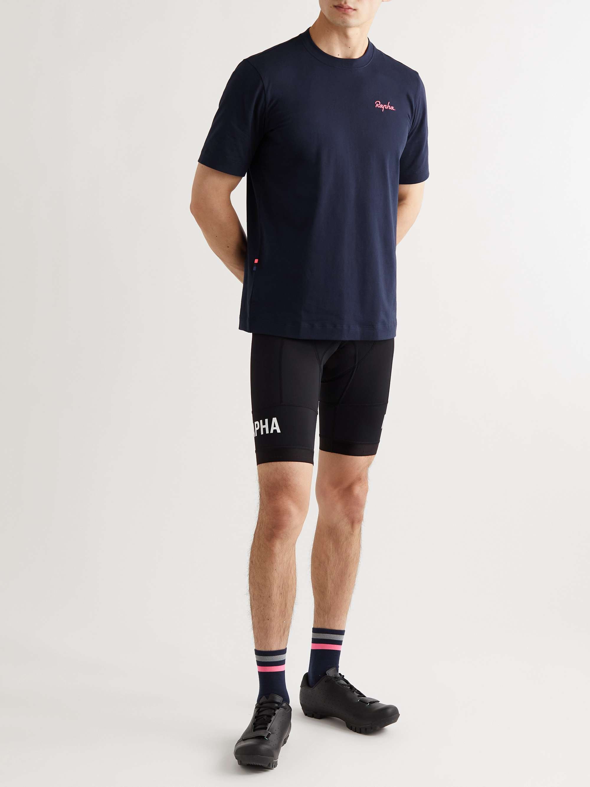 RAPHA Logo-Embroidered Cotton-Jersey T-Shirt