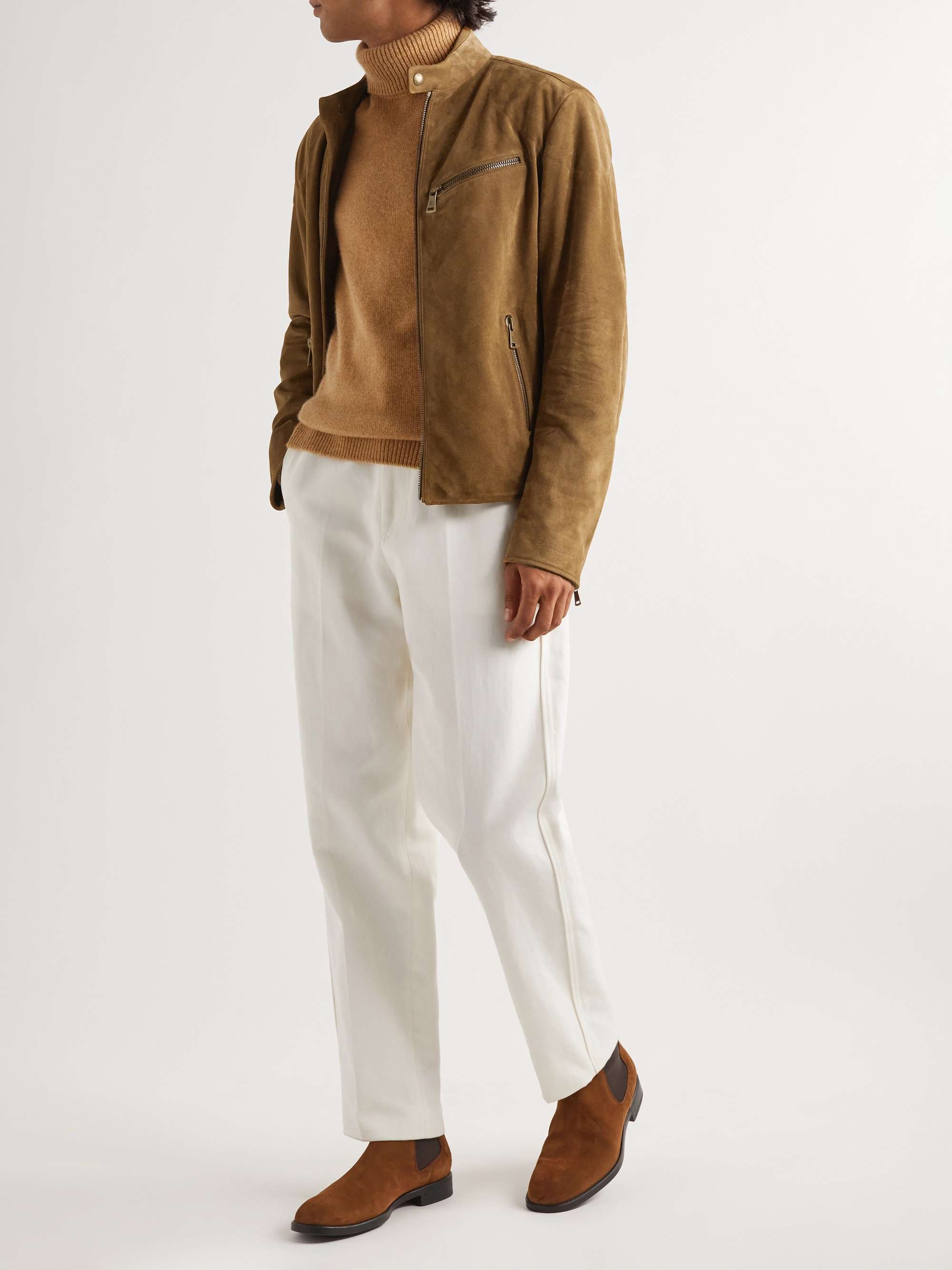 Ralph lauren purple label suede Clearance