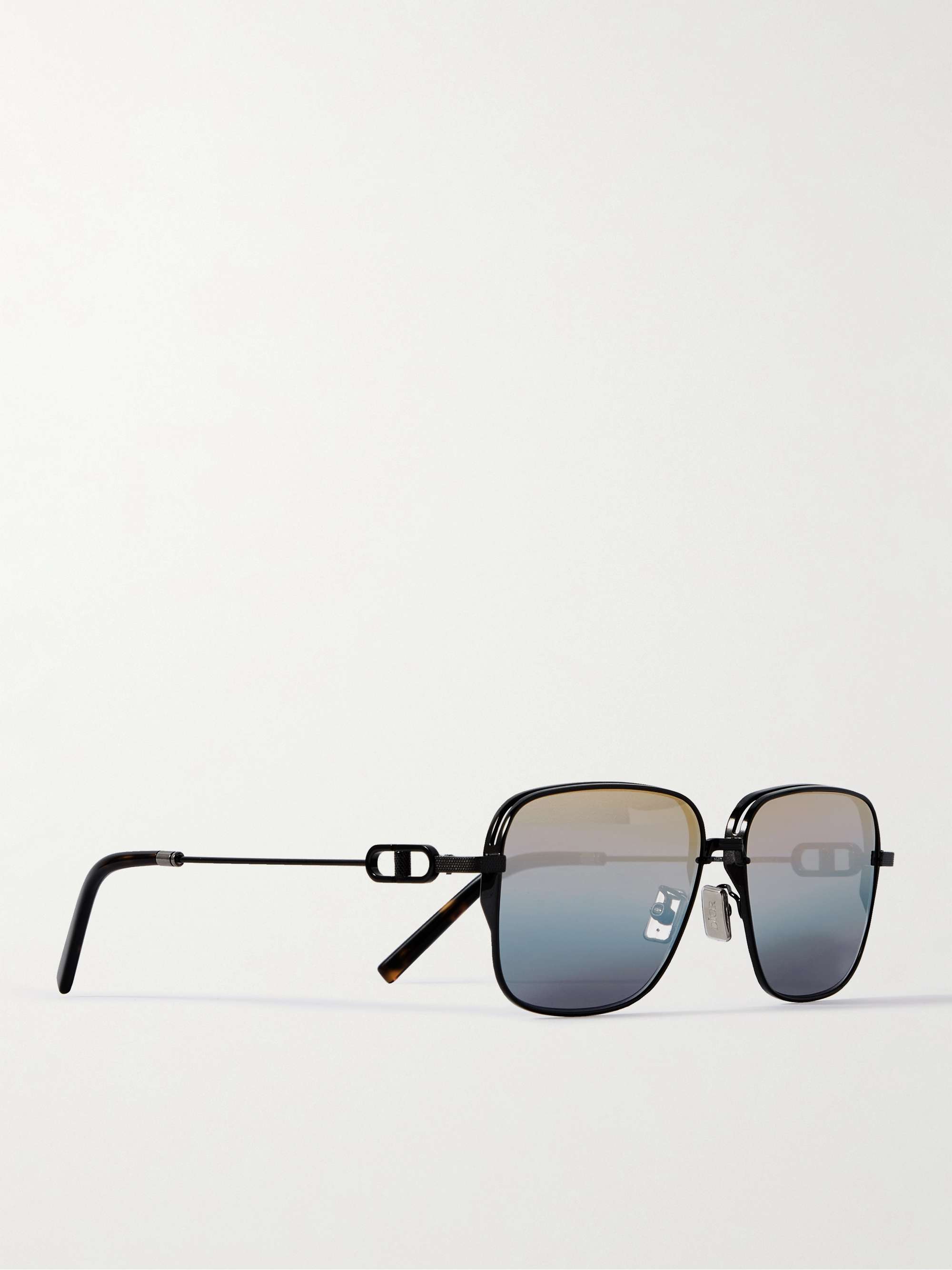 DIOR EYEWEAR CD Link N1U D-Frame Titanium Sunglasses