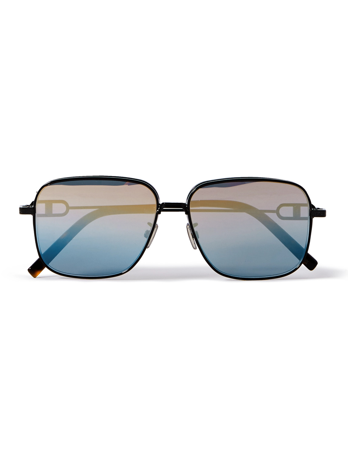 Dior Cd Link Nu1 D-frame Titanium Sunglasses In Black