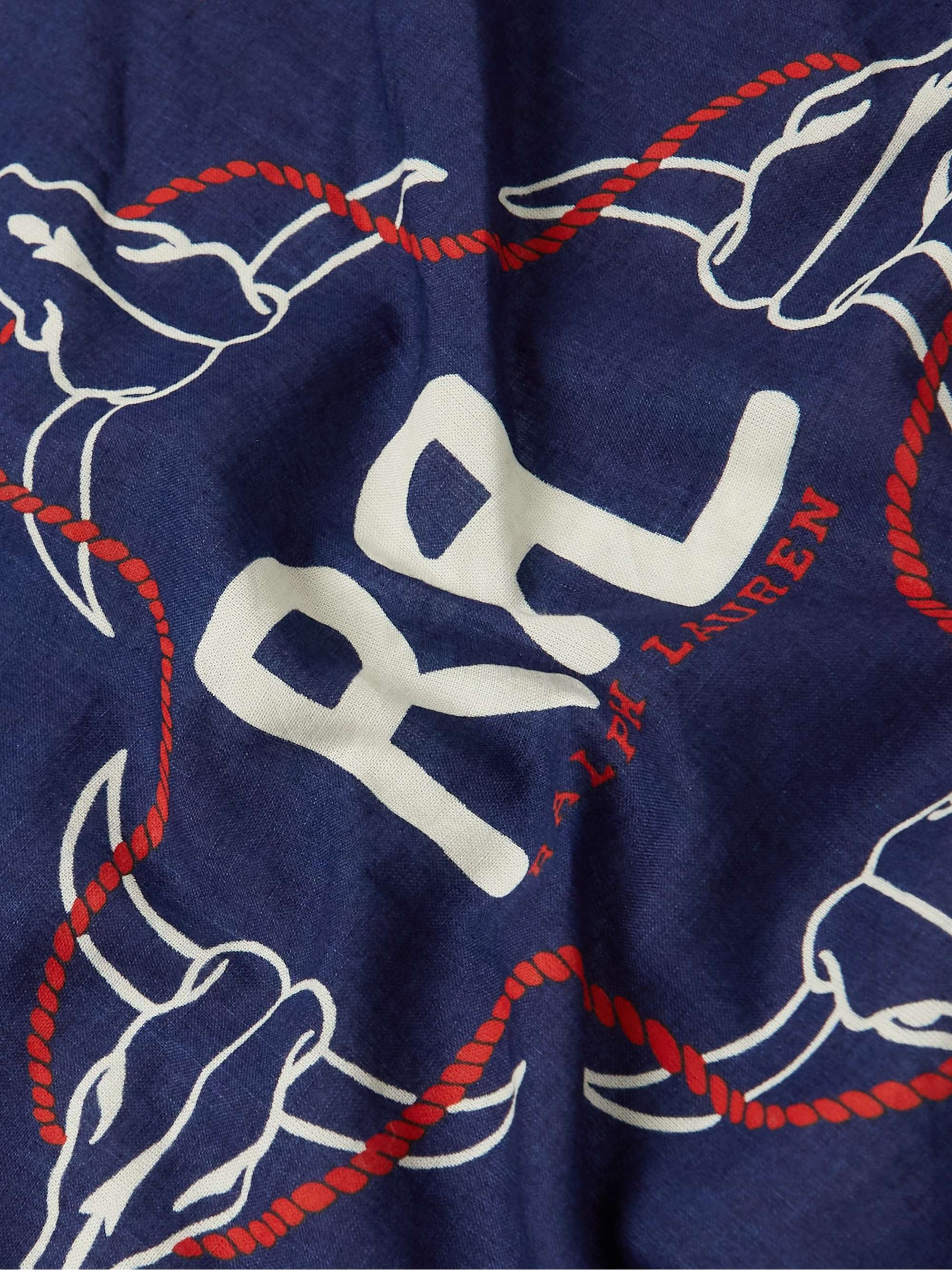 RRL Rodeo Printed Cotton-Voile Bandana