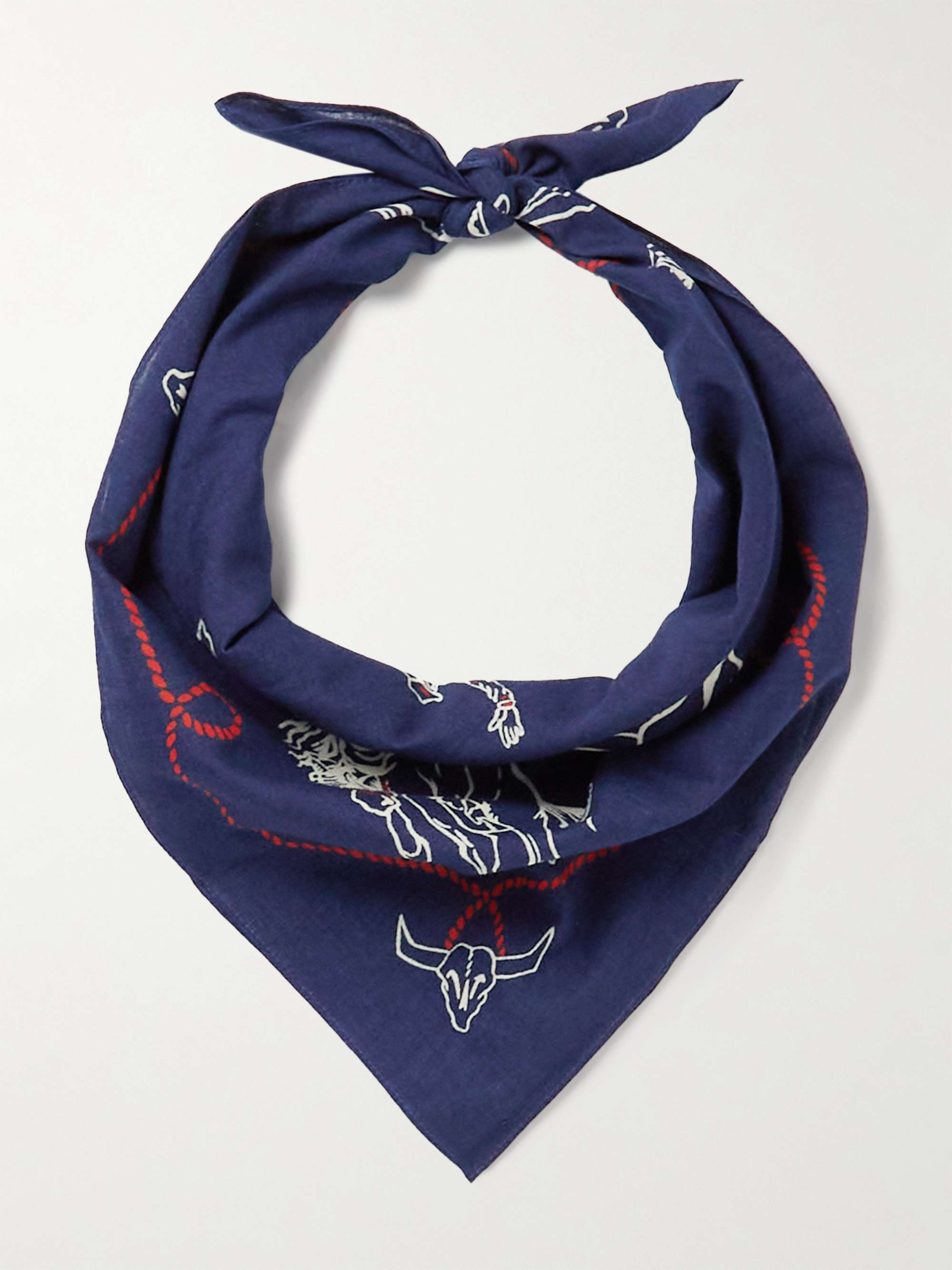 RRL Rodeo Printed Cotton-Voile Bandana