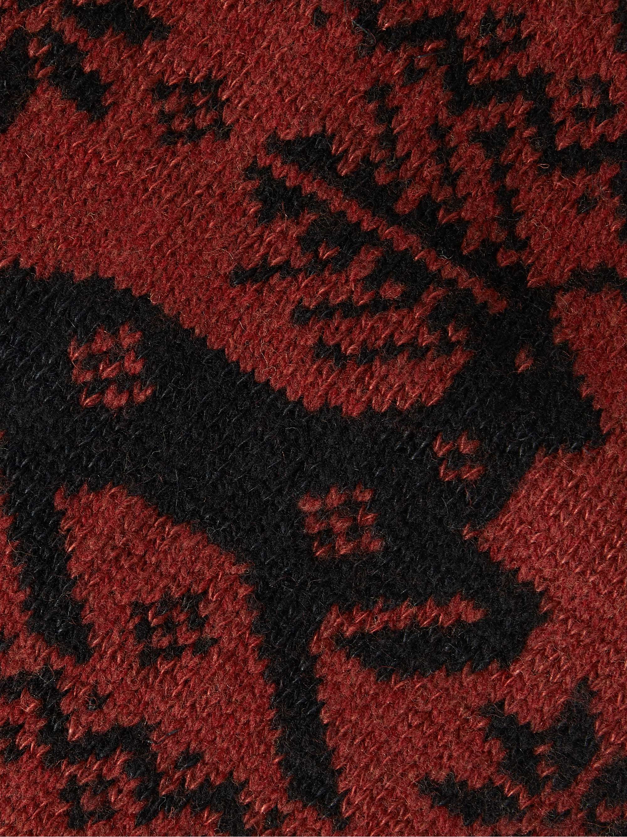 RRL Intarsia Linen and Wool-Blend Stocking