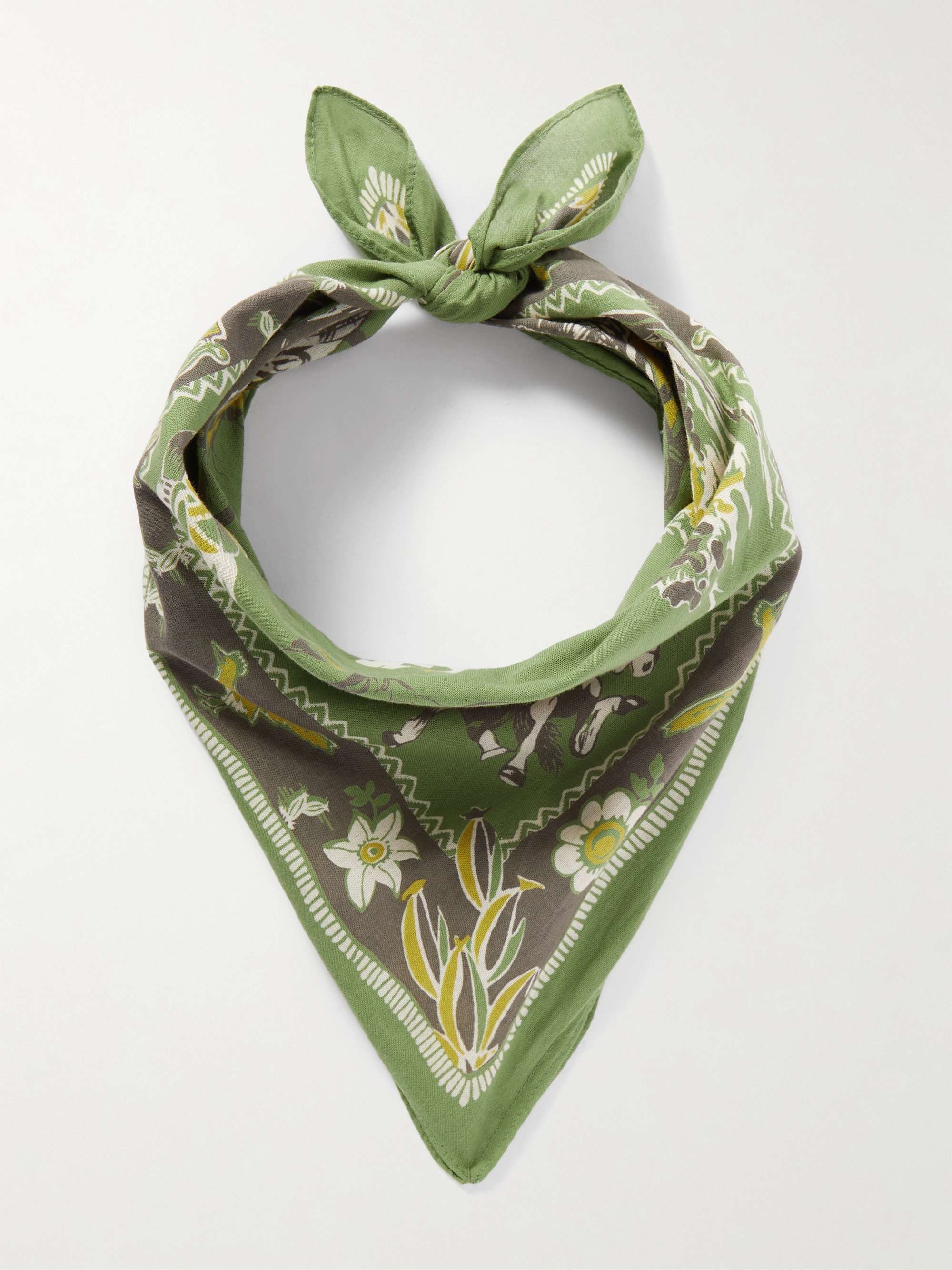 RRL Printed Cotton Scarf