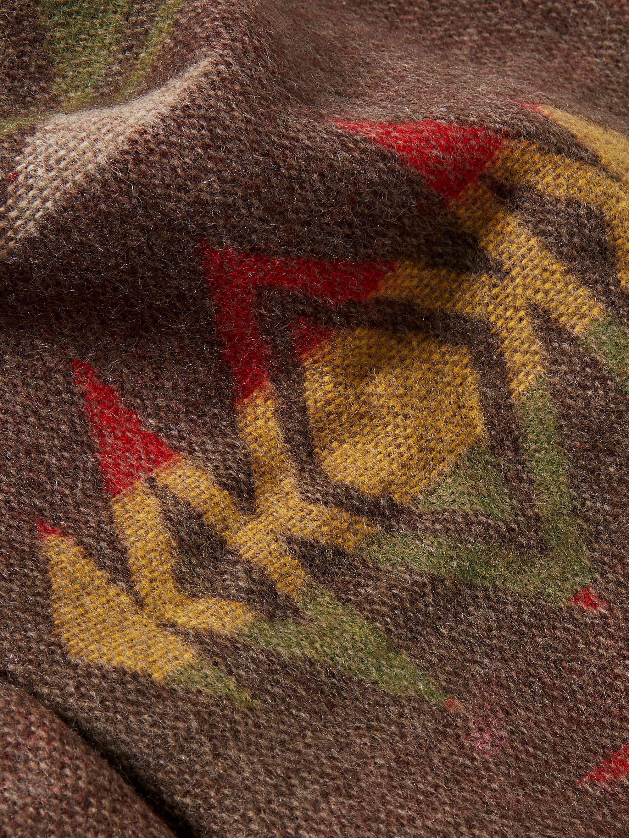 RRL Morgan Wool and Cashmere-Blend Jacquard Scarf