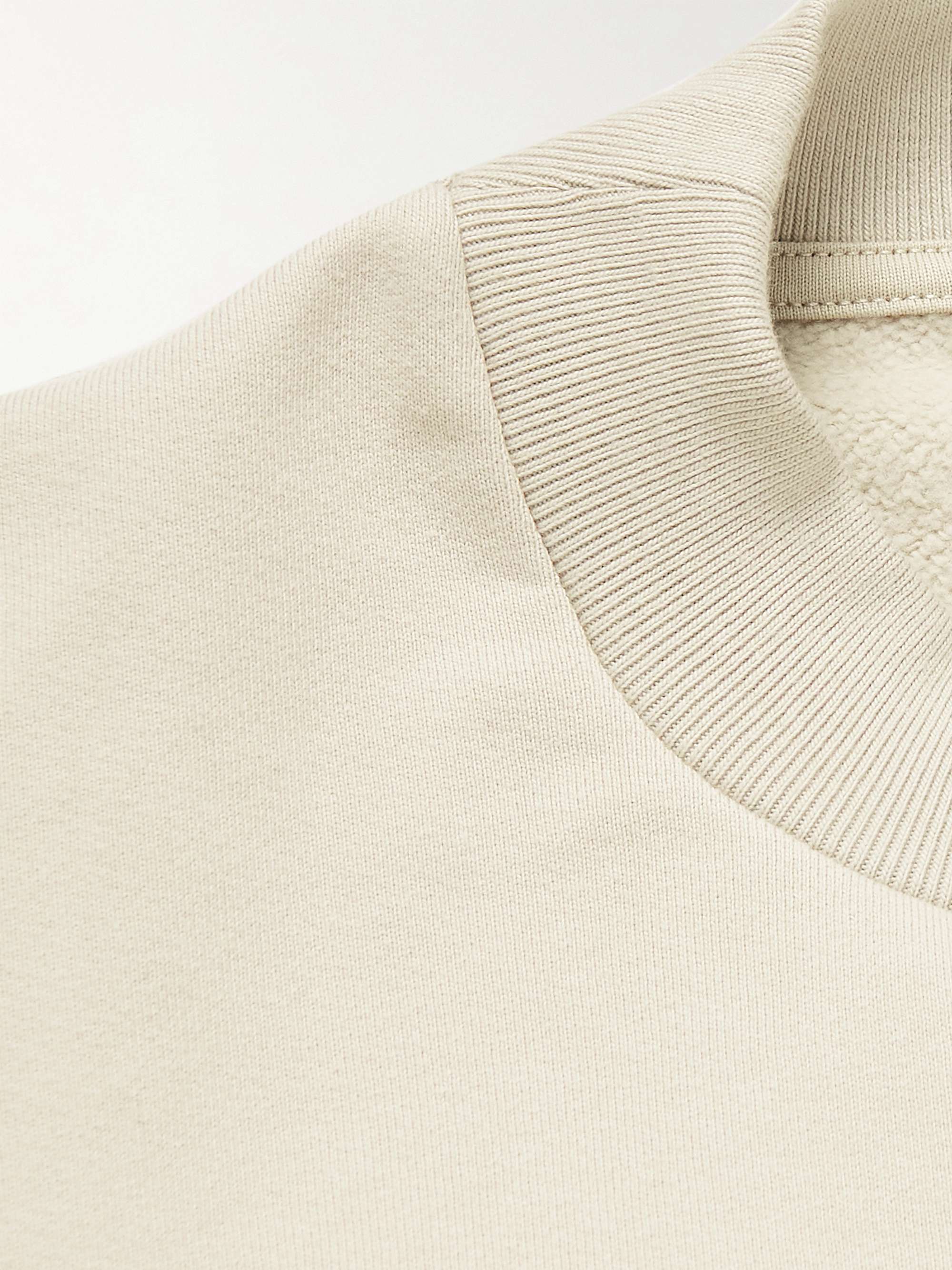 FEAR OF GOD Flocked Cotton-Jersey Sweatshirt