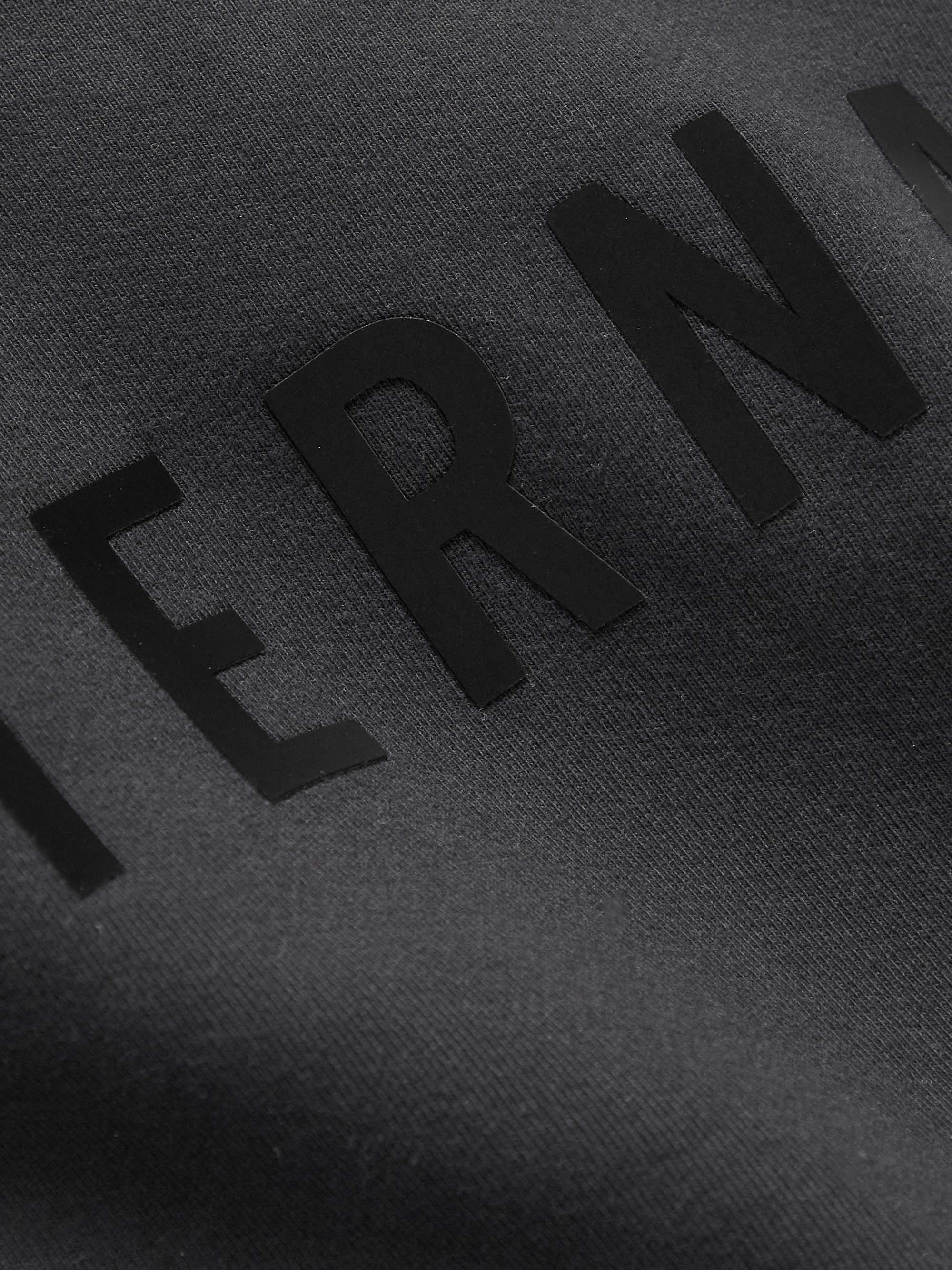 FEAR OF GOD Eternal Logo-Flocked Cotton-Jersey Hoodie