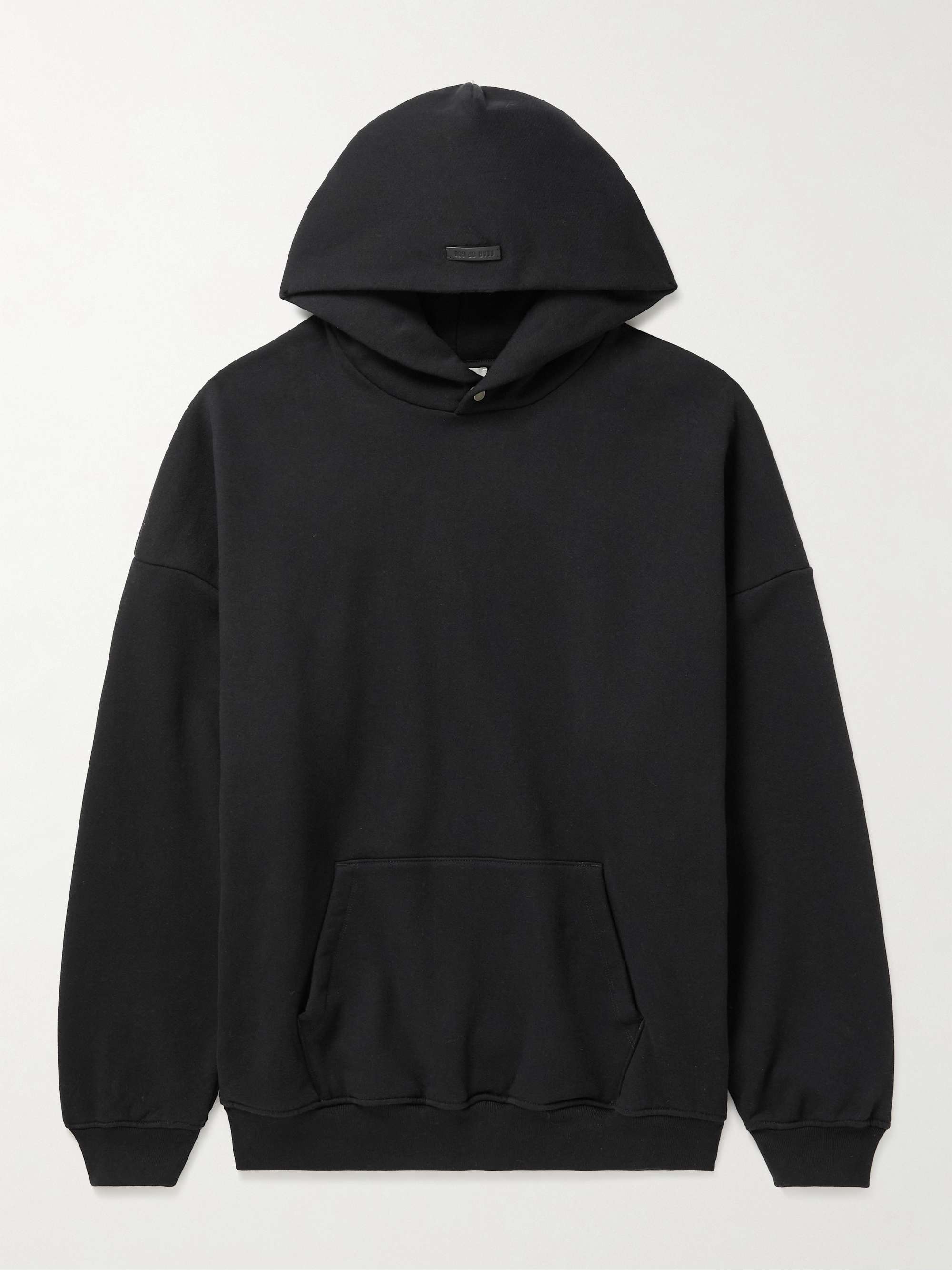 FEAR OF GOD Eternal Logo-Flocked Cotton-Jersey Hoodie for Men | MR PORTER