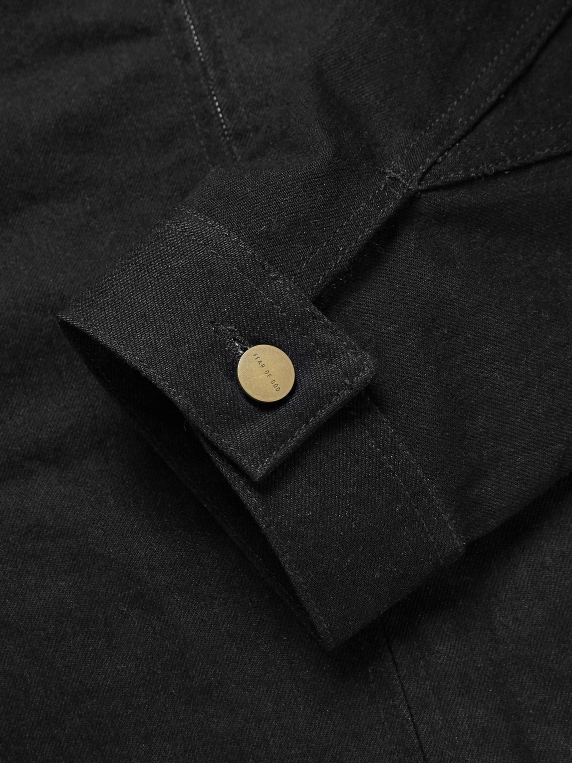 Eternal Slim-fit Denim Jacket In Black