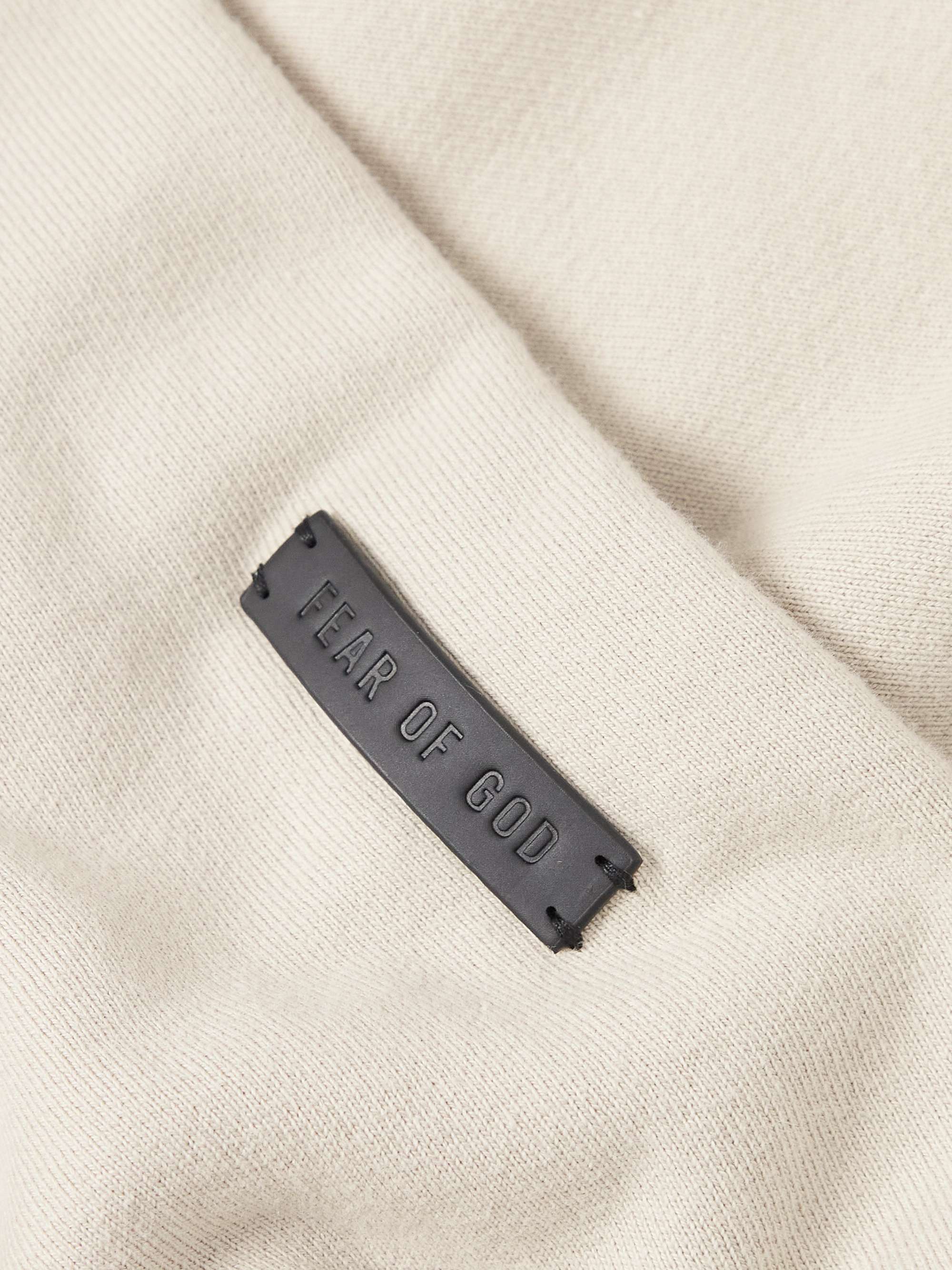 FEAR OF GOD Eternal Logo-Flocked Cotton-Jersey Hoodie