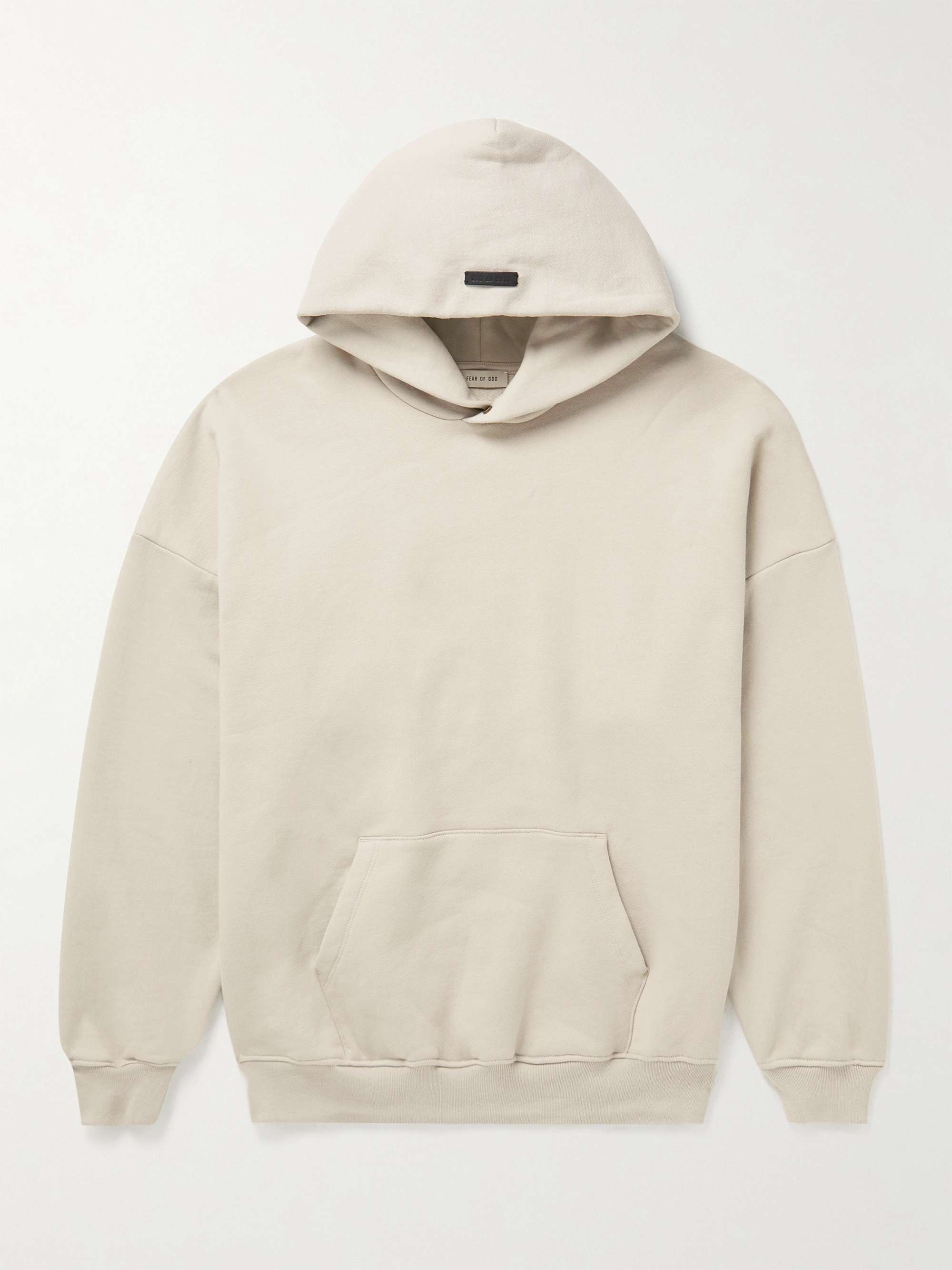 FEAR OF GOD Eternal Logo-Flocked Cotton-Jersey Hoodie