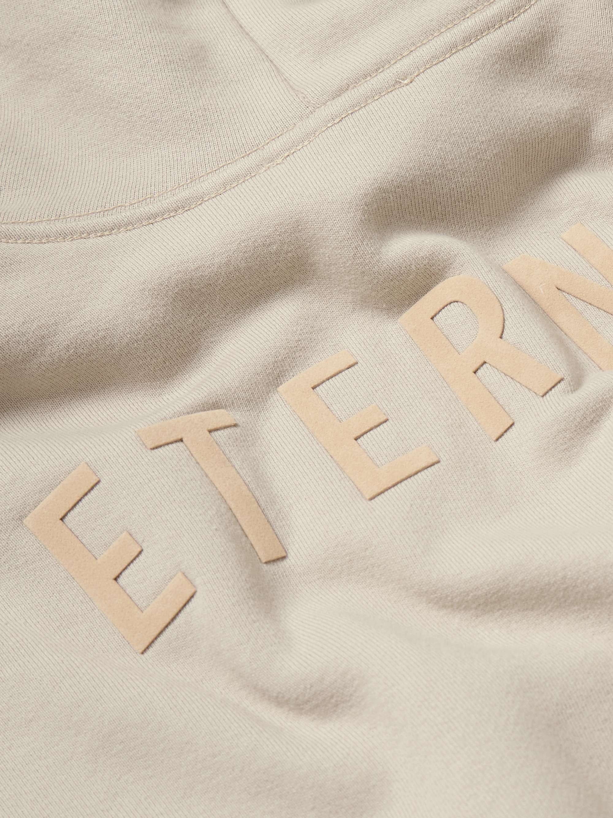 FEAR OF GOD Eternal Logo-Flocked Cotton-Jersey Hoodie