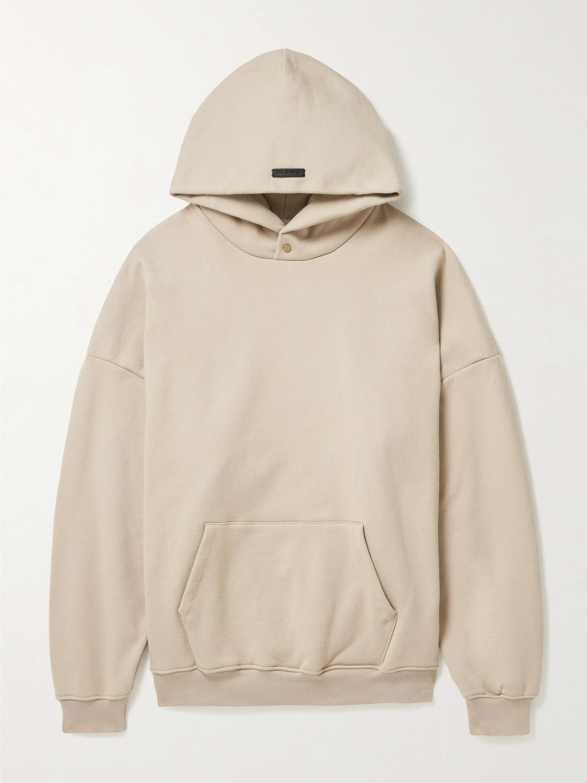 FEAR OF GOD Eternal Logo-Flocked Cotton-Jersey Hoodie