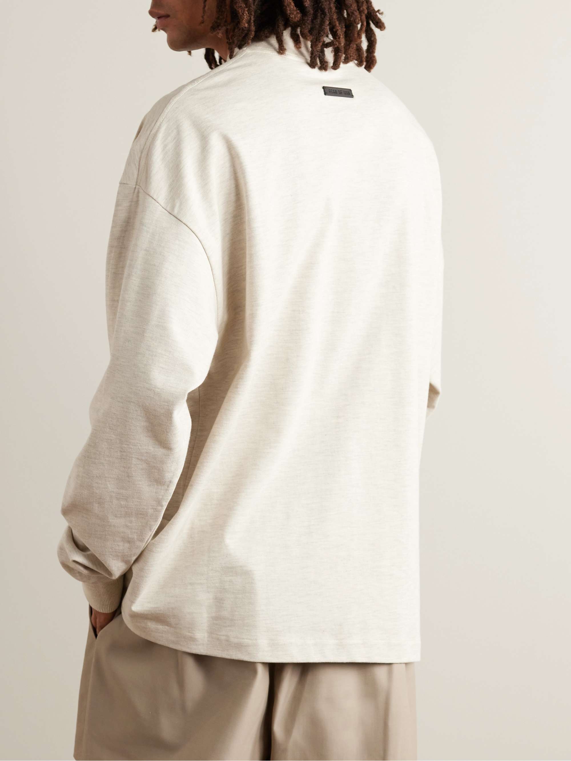 FEAR OF GOD Eternal Logo-Flocked Cotton-Jersey T-Shirt