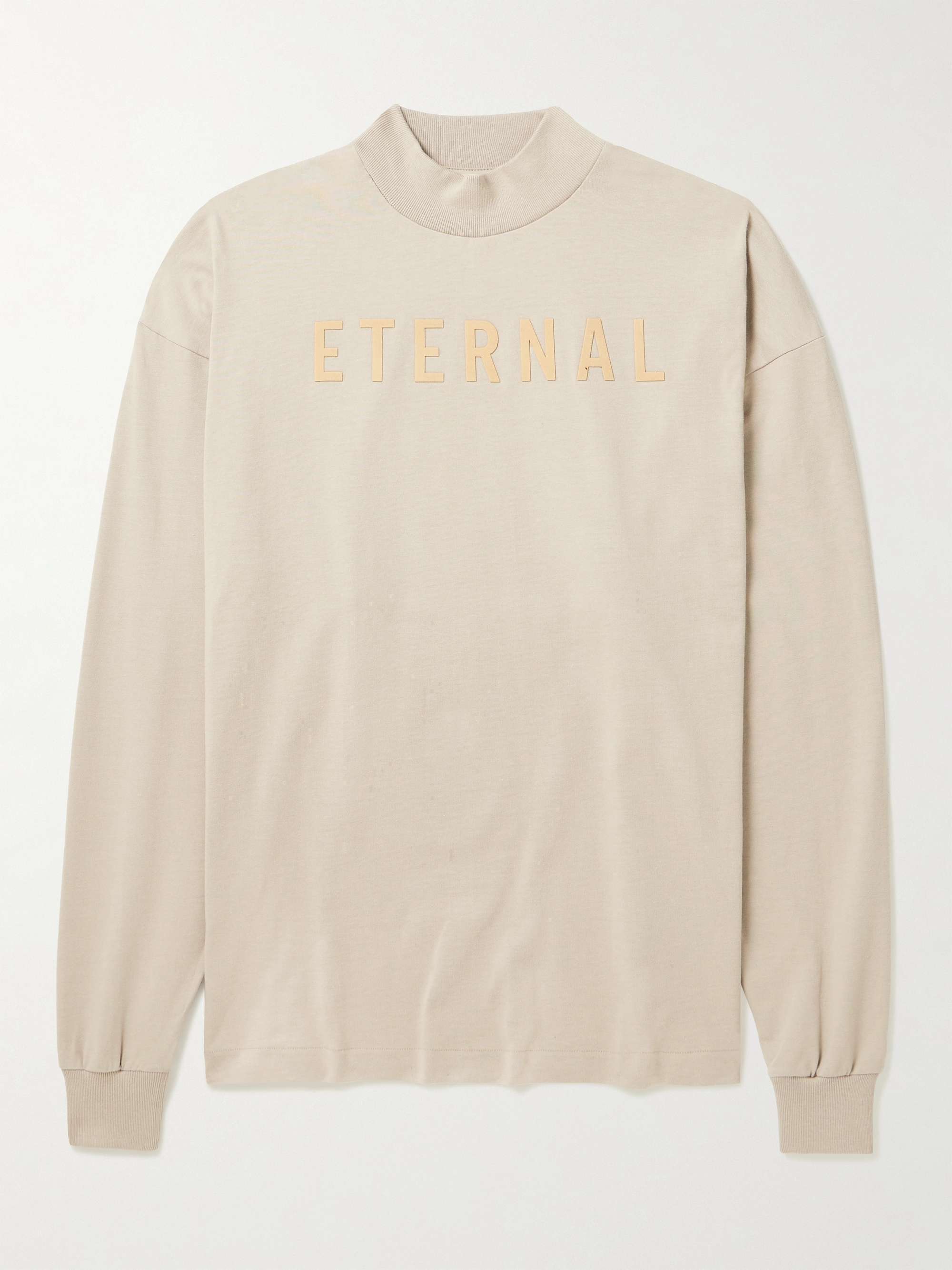 FEAR OF GOD Eternal Logo-Flocked Cotton-Jersey T-Shirt