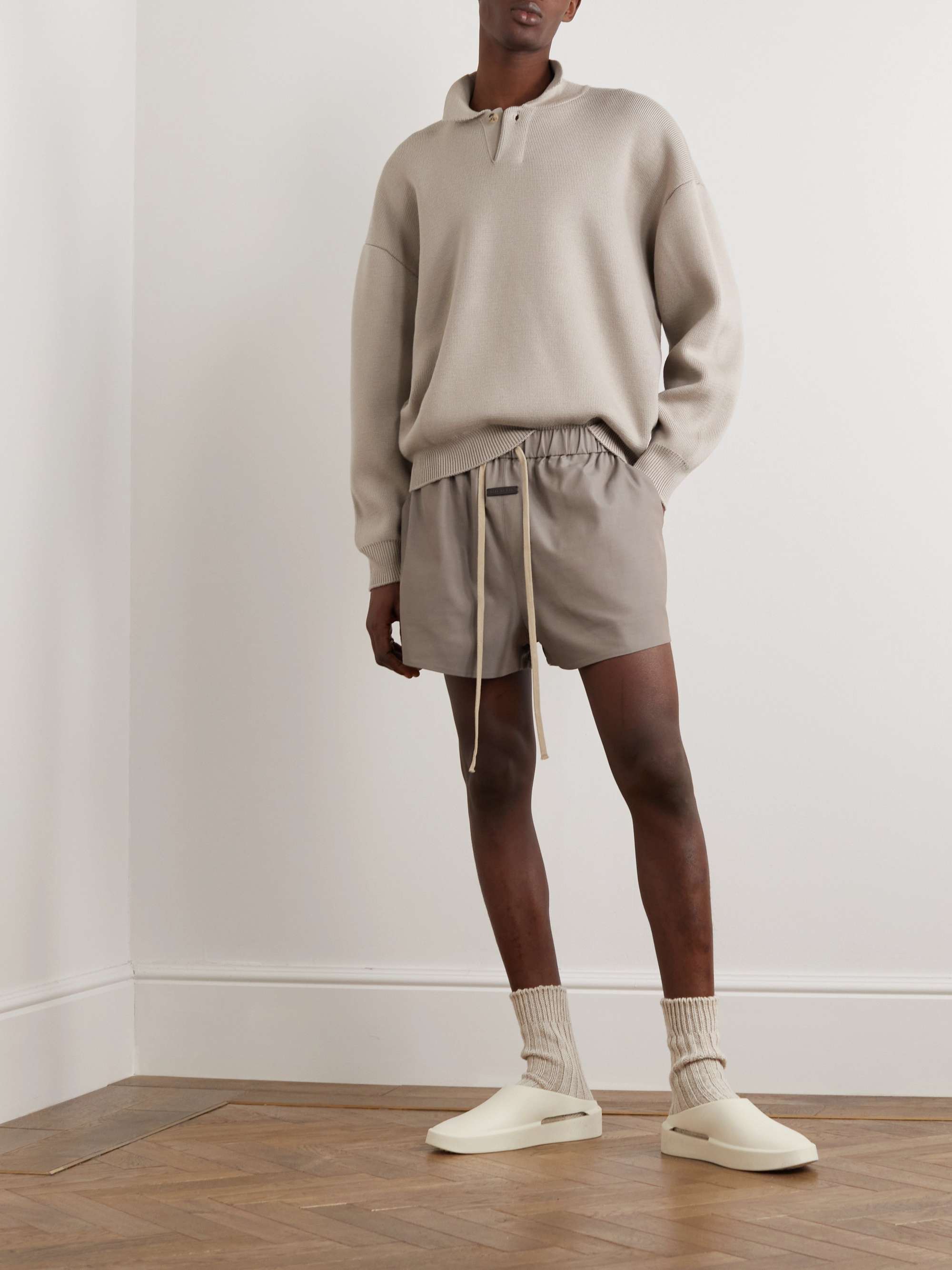 FEAR OF GOD Eternal Wide-Leg Twill Drawstring Shorts for Men | MR PORTER