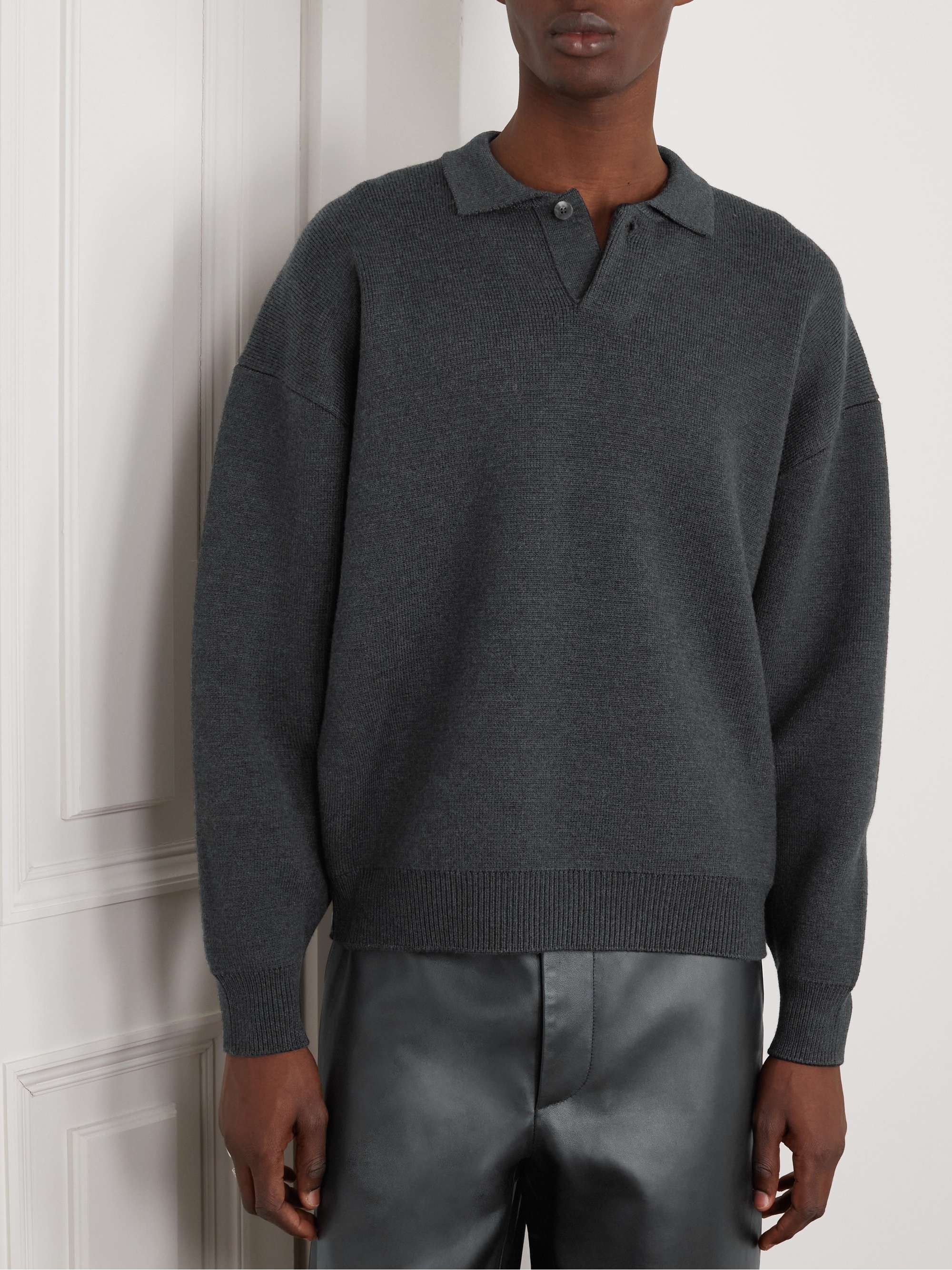 FEAR OF GOD Wool Polo Shirt