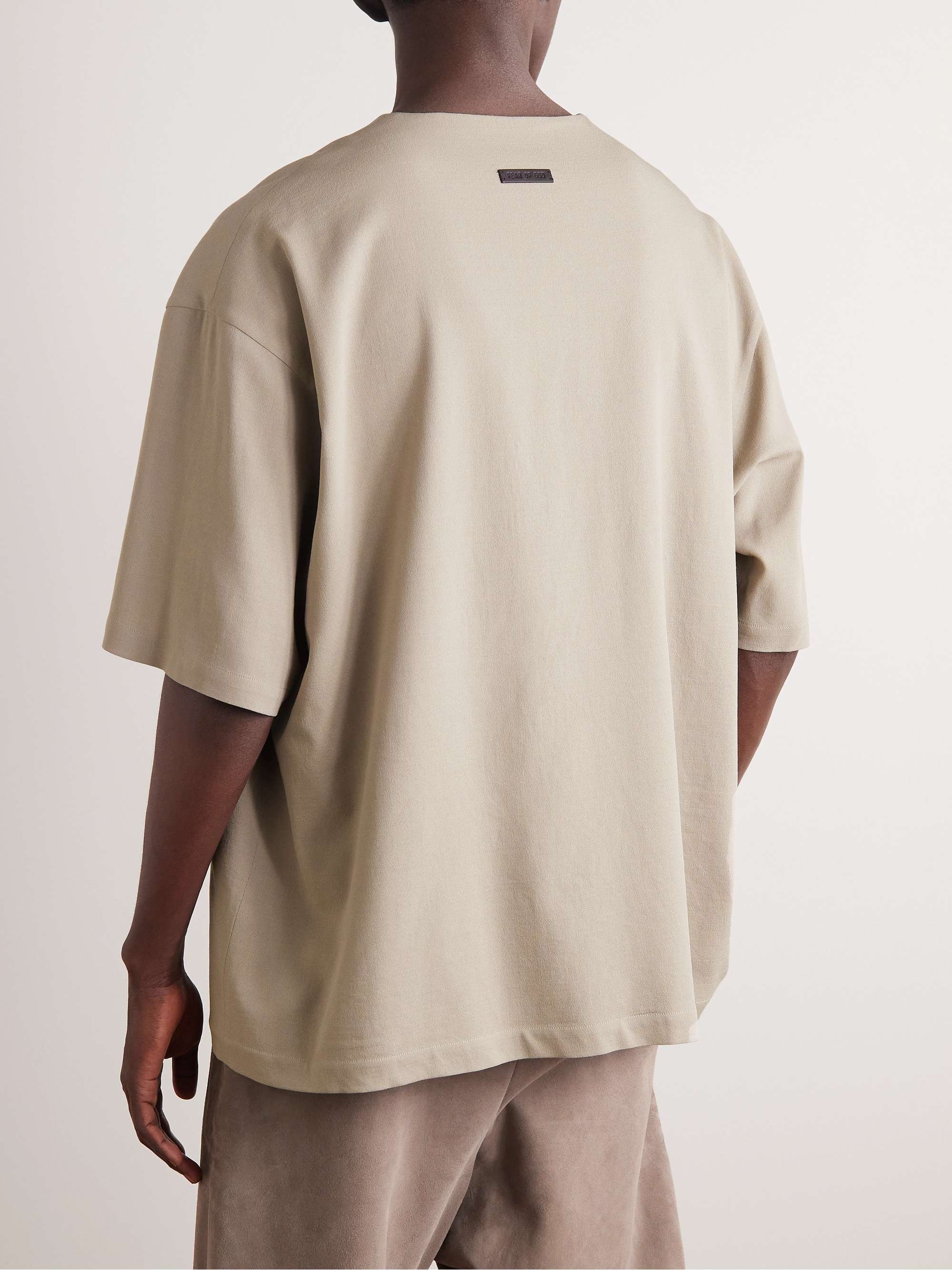 FEAR OF GOD Eternal Oversized Wool-Blend Crepe T-Shirt