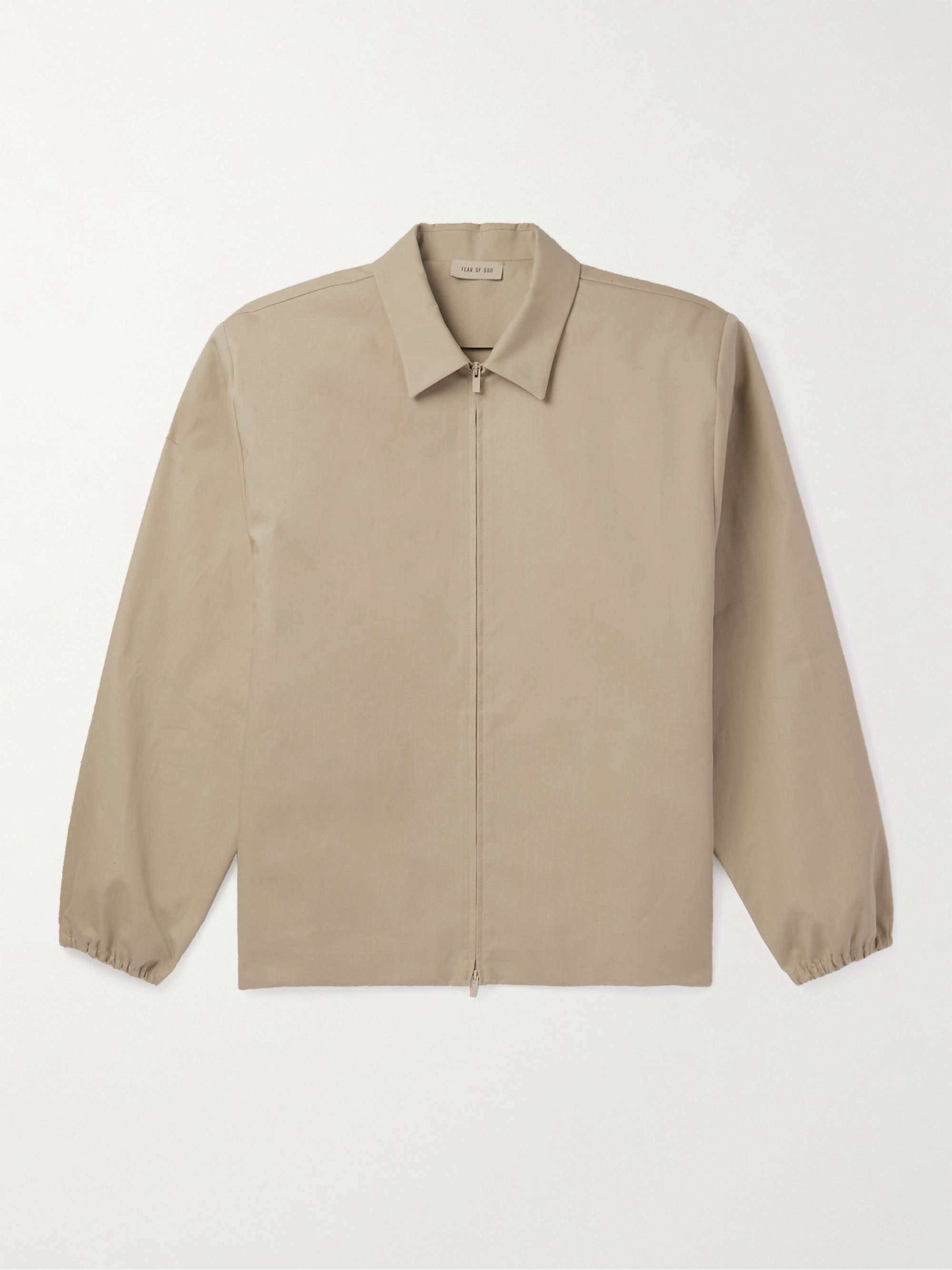 FEAR OF GOD ESSENTIALS Cotton-Corduroy Zip-Up Shirt Jacket for Men