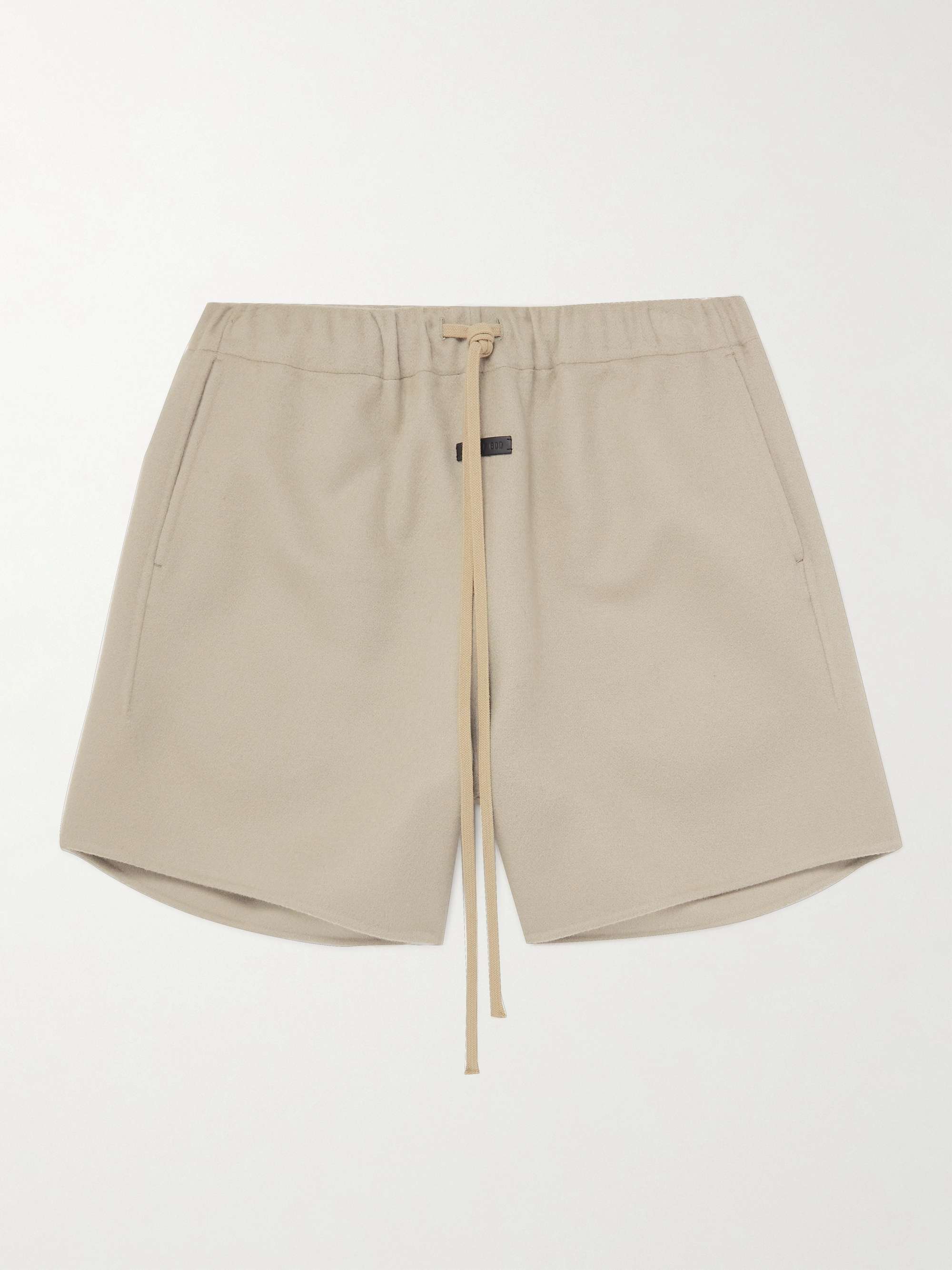FEAR OF GOD Eternal Wide-Leg Wool and Cashmere-Blend Drawstring Shorts for  Men