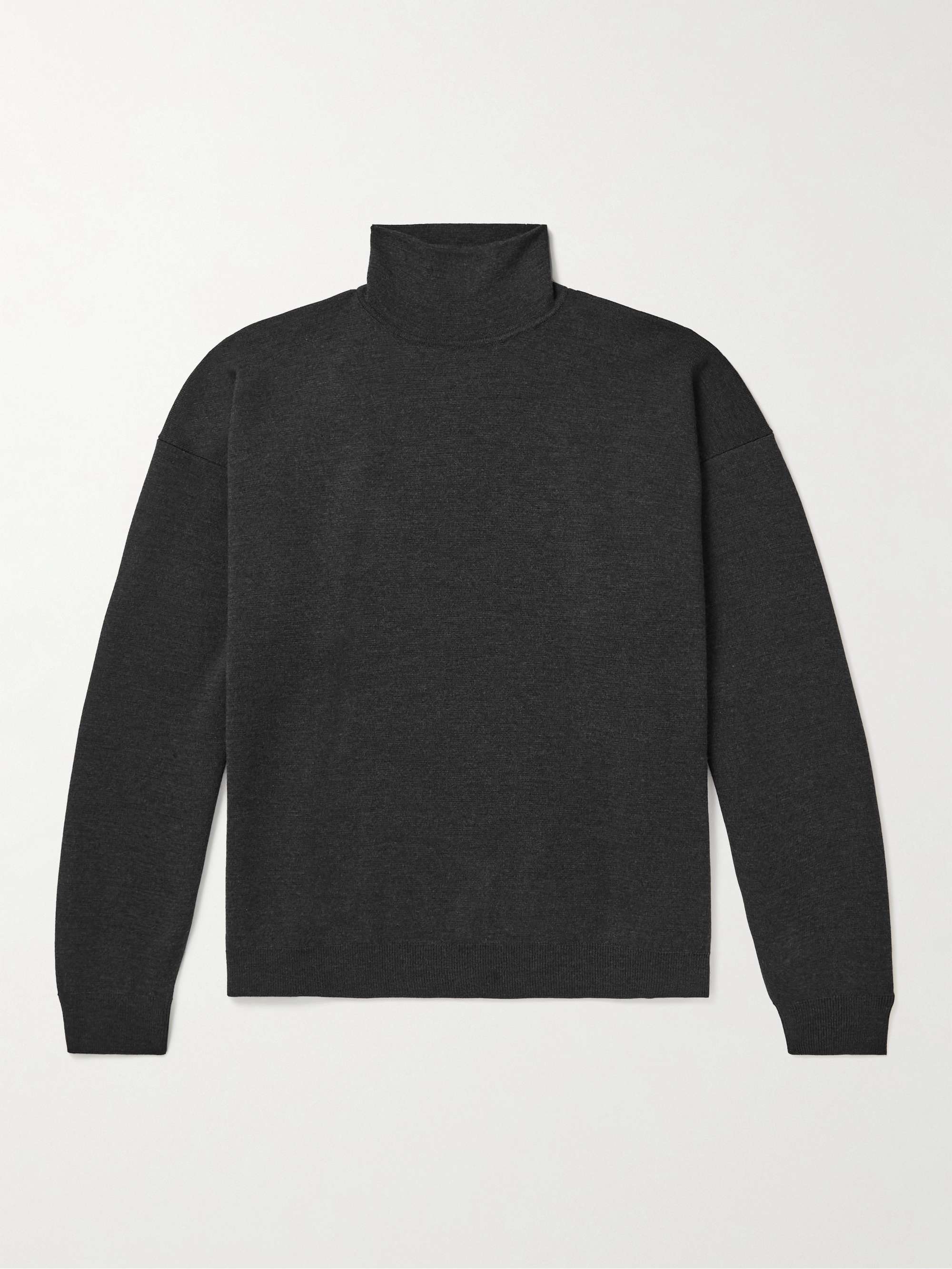 FEAR OF GOD Eternal Logo-Appliquéd Merino Wool Rollneck Sweater for Men ...