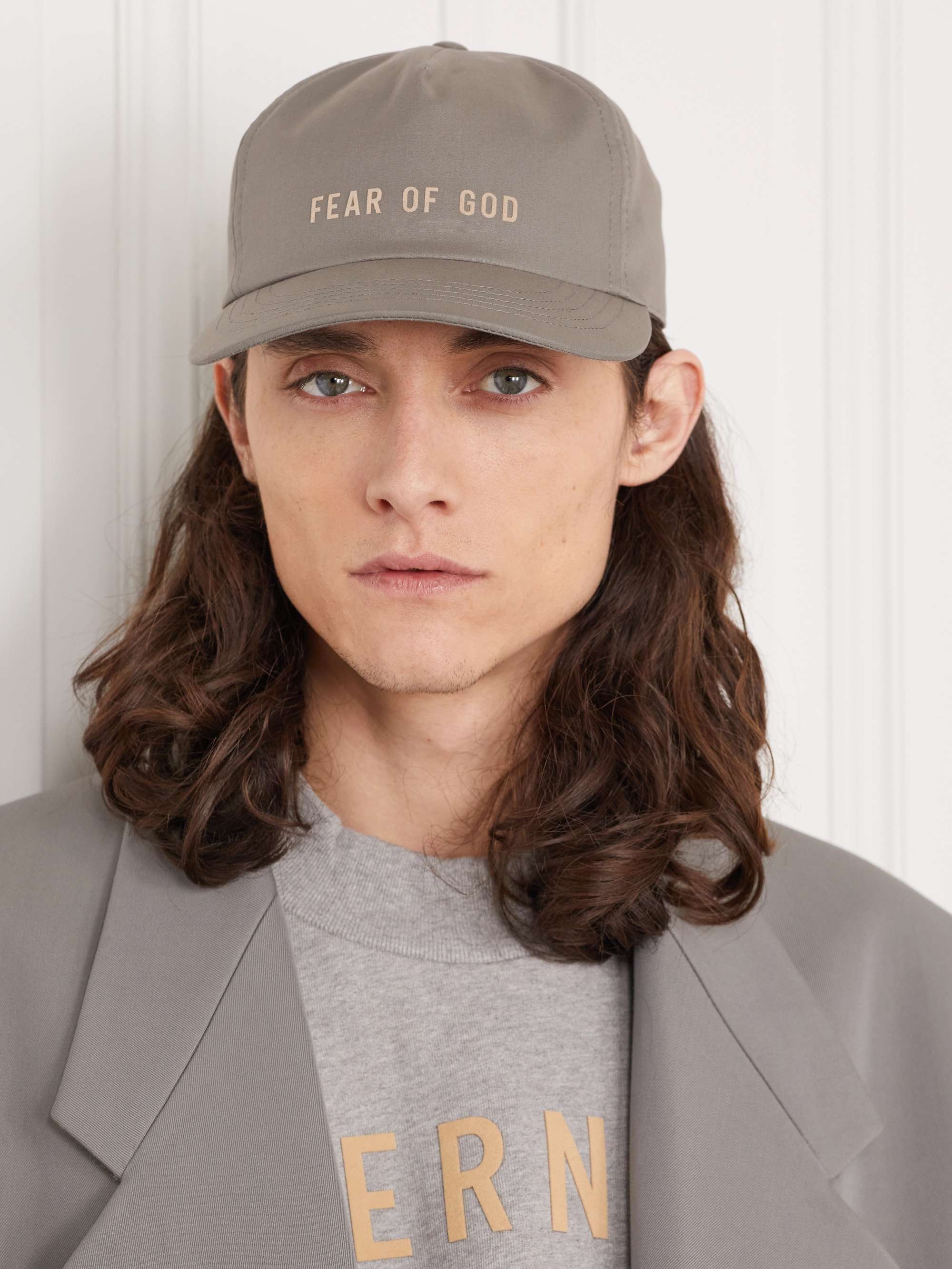 FEAR OF GOD Eternal Logo-Flocked Cotton Baseball Cap | MR PORTER